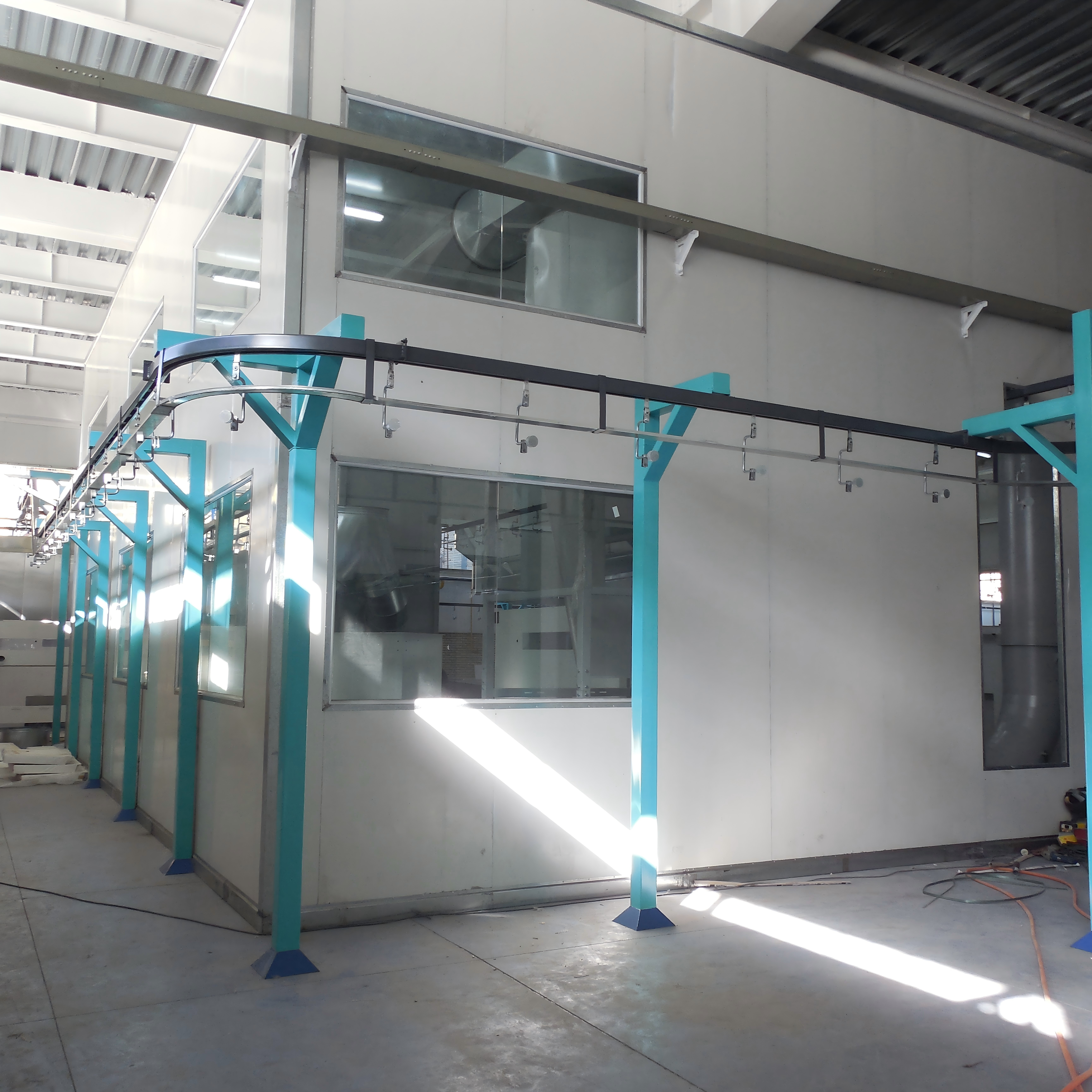 Home Appliance Parts Powder Coating Line 