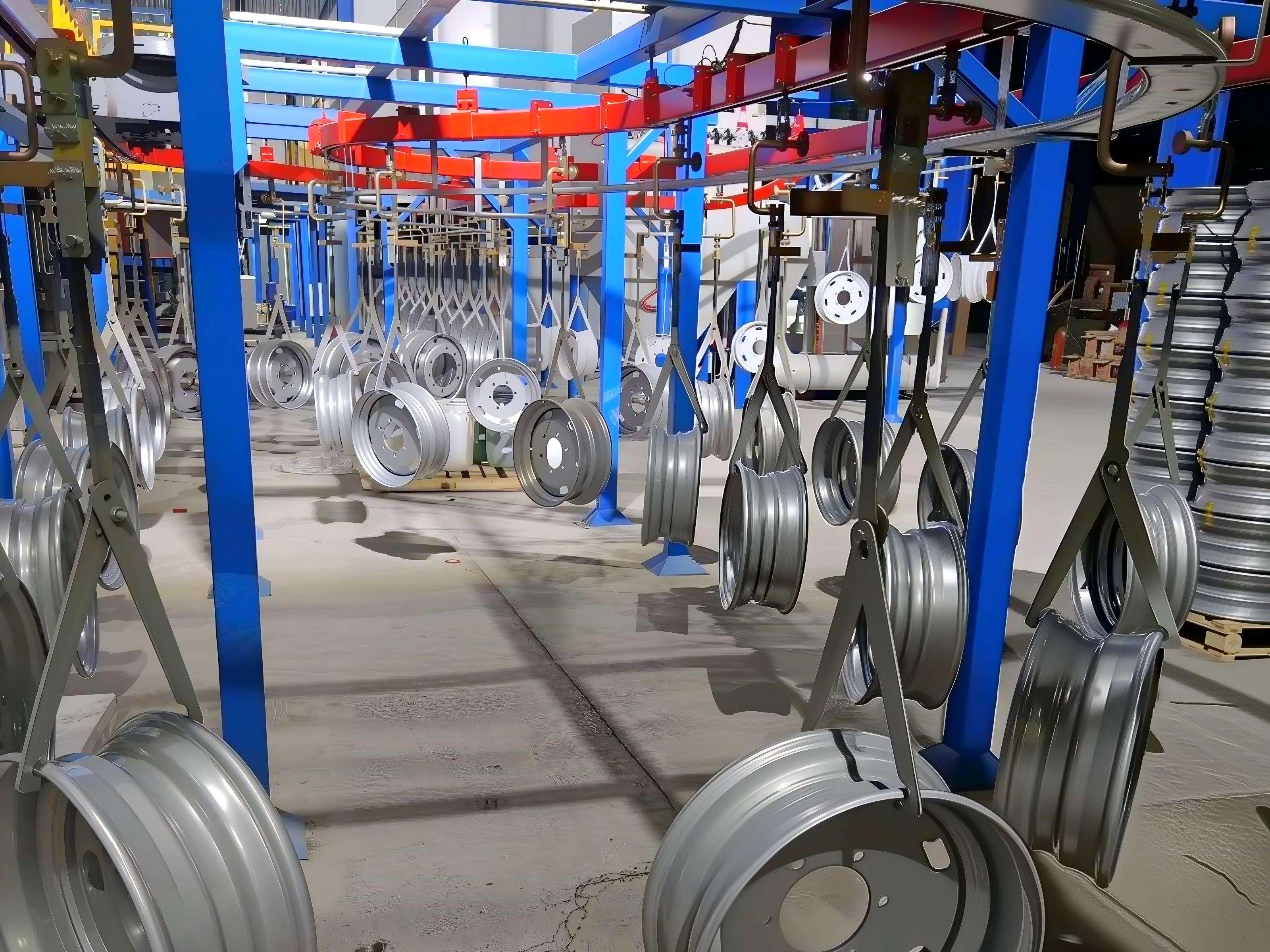 Steel Wheel Electro-coating and Powder Coating Line 