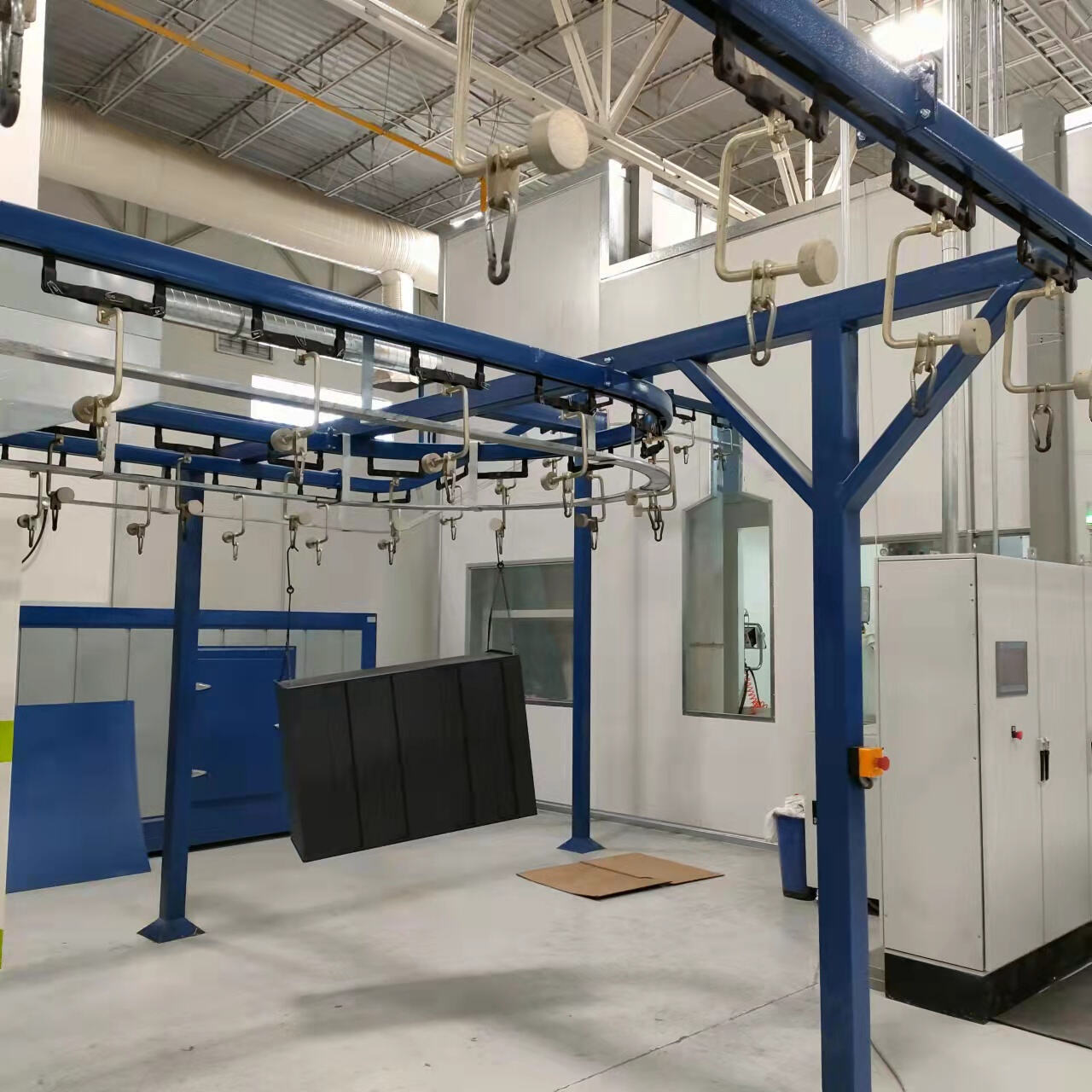 Efficient Overhead Monorail Conveyor System for Painting Lines