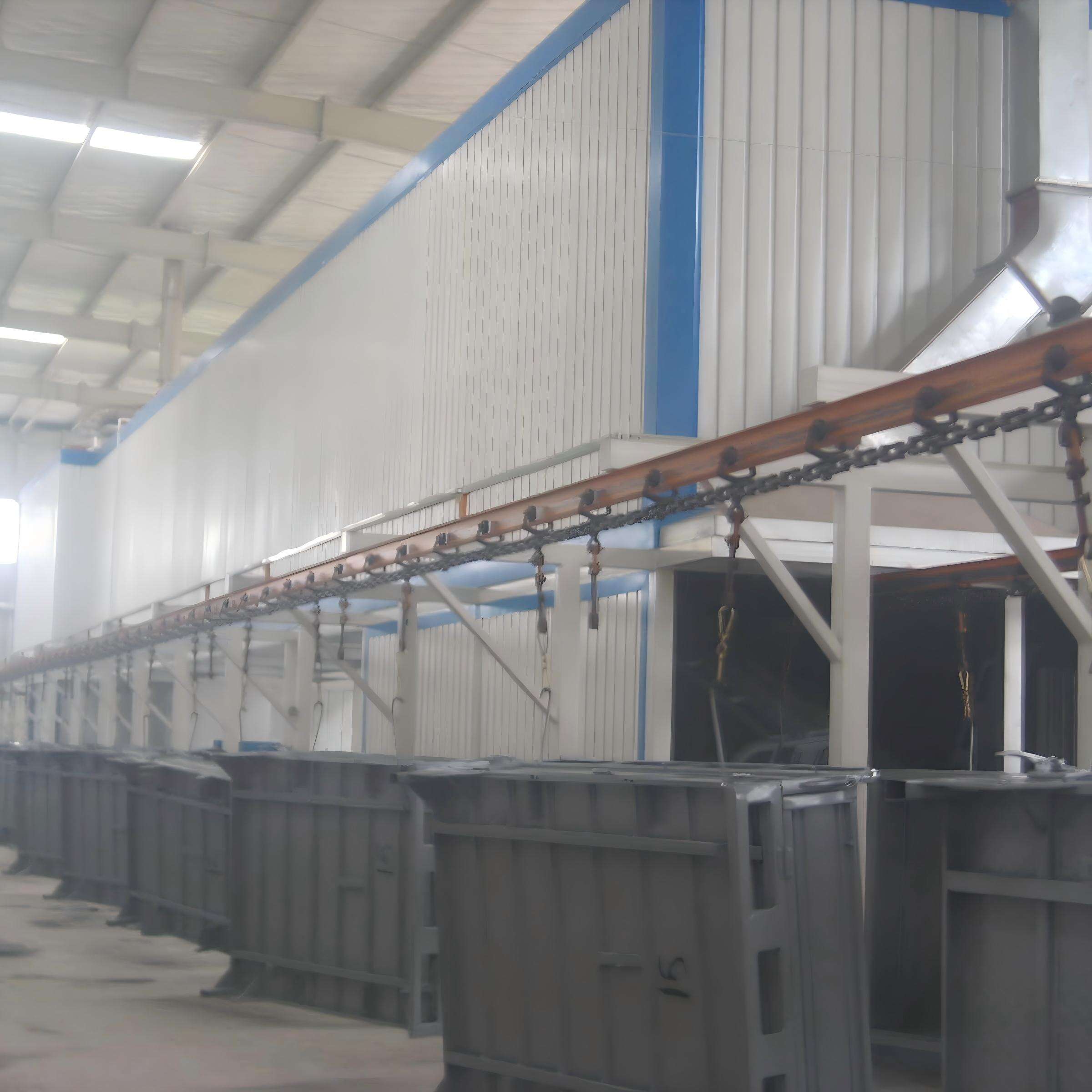 Motorcycle carriage cathodic electro-coating line