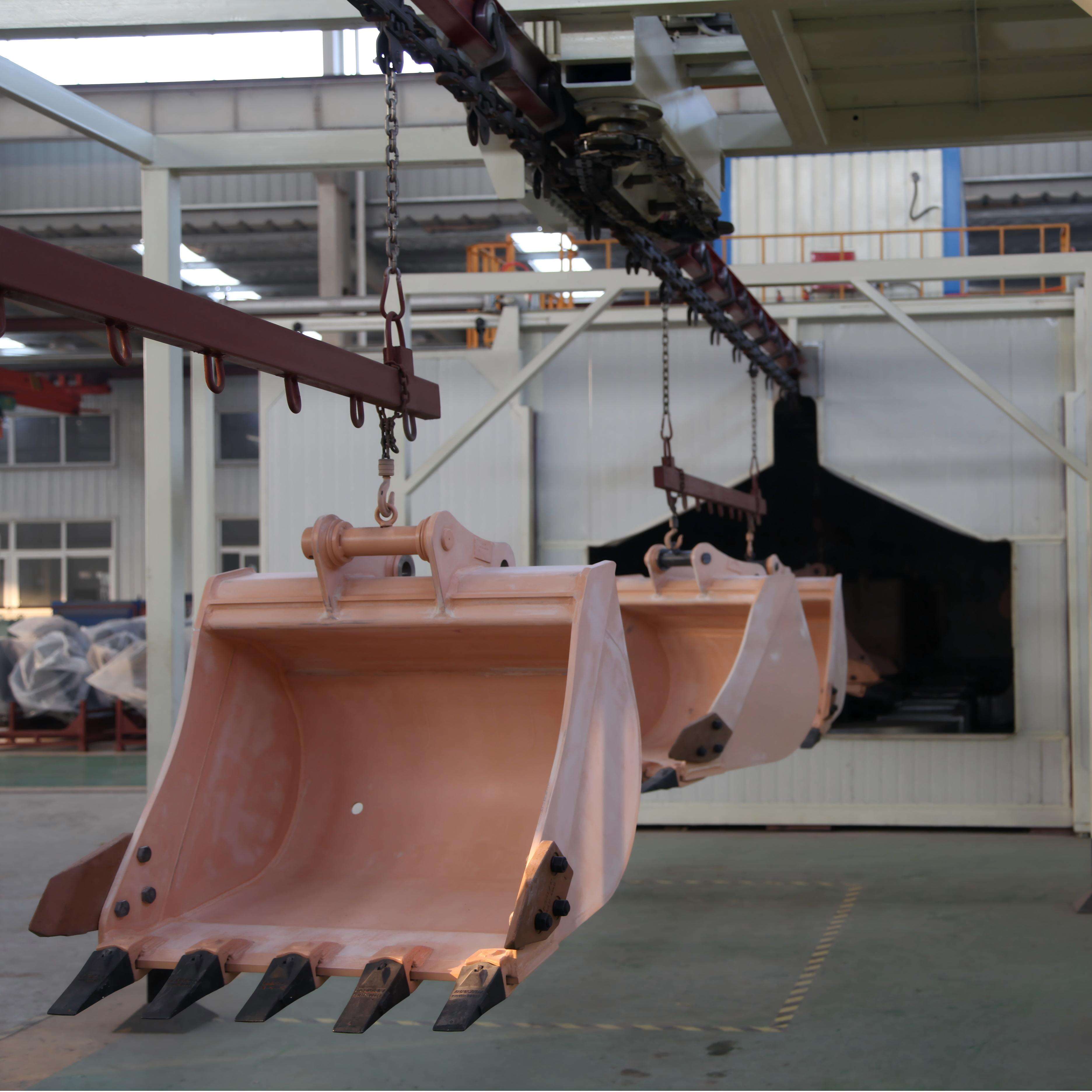 Excavator Bucket Painting Line