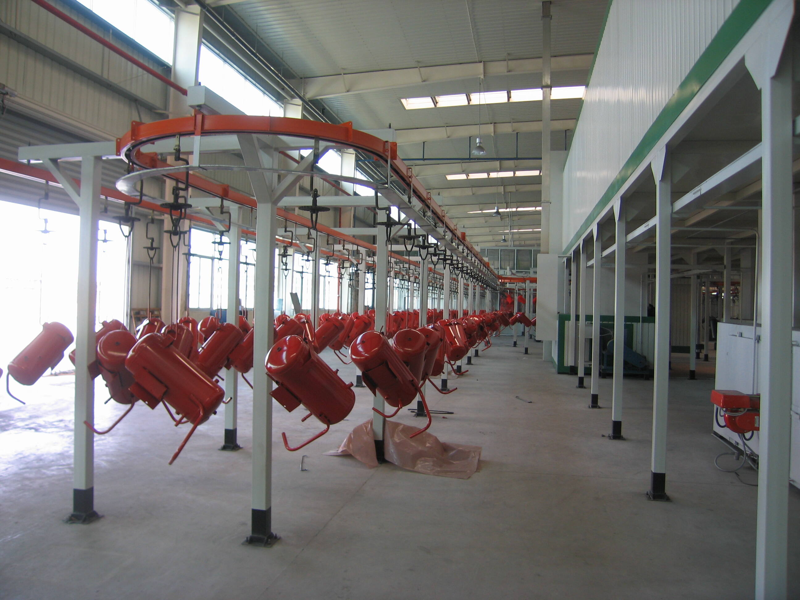 Fully Automatic Powder Coating Line for Metal Surfaces
