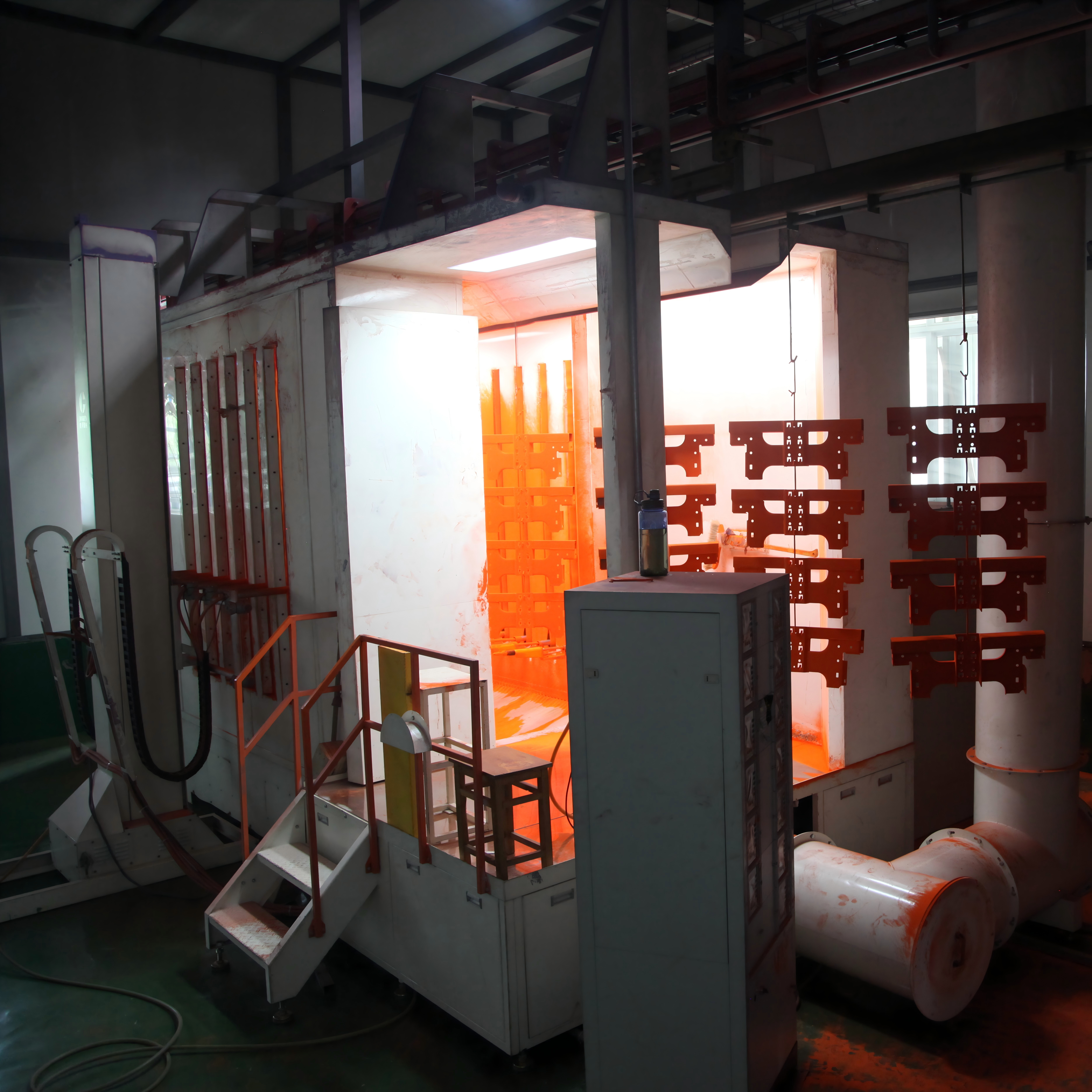 Intelligent Storage Rack Powder Spraying Line
