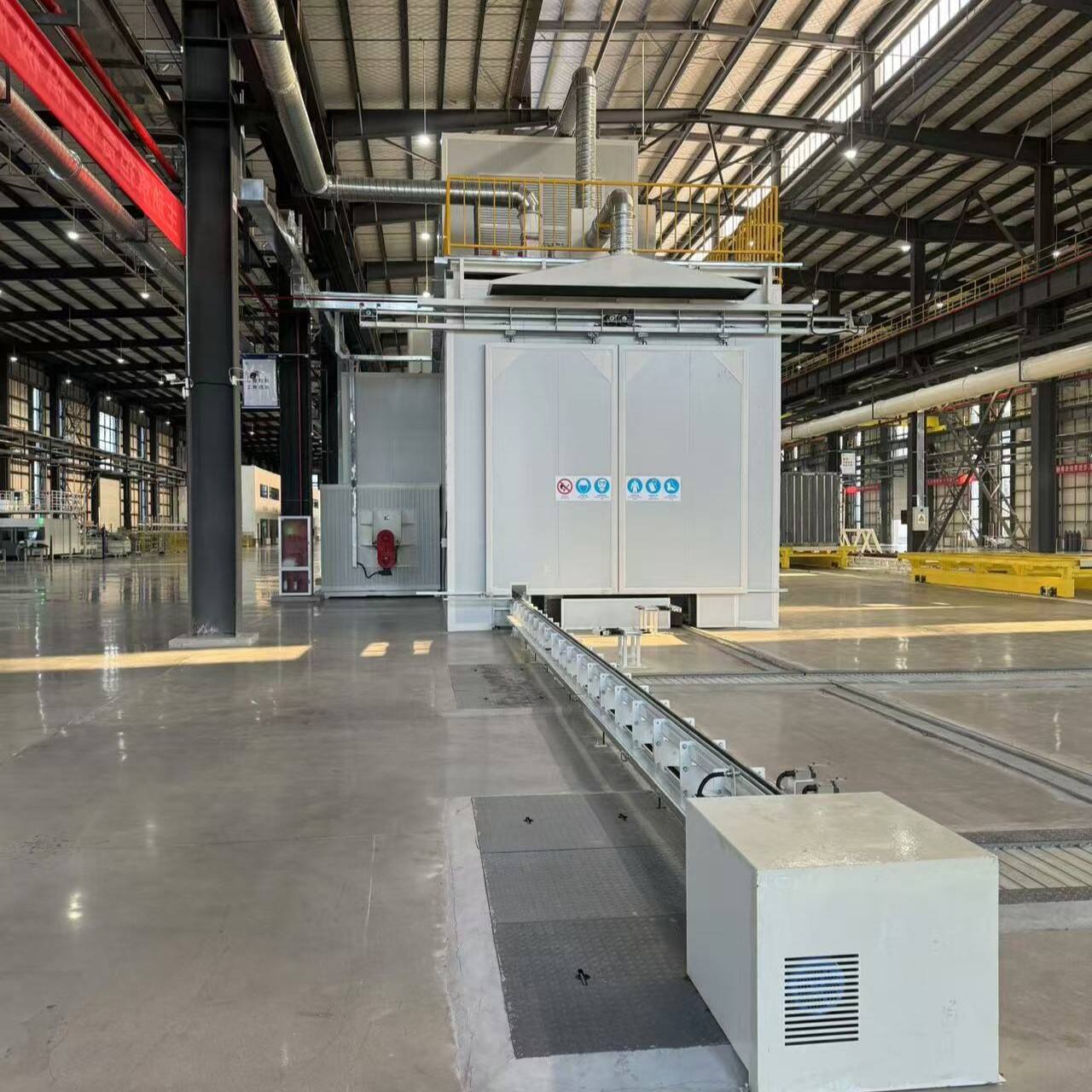 Coating Line Floor Skid Type Conveyor System