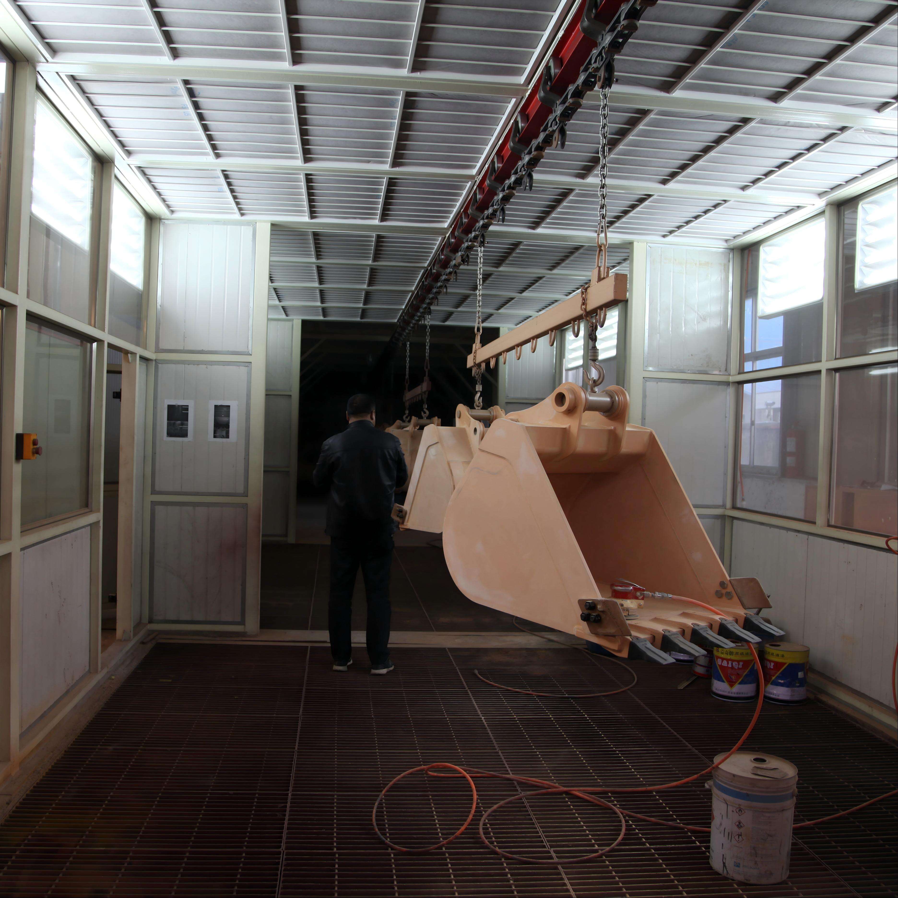 Excavator Bucket Painting Line