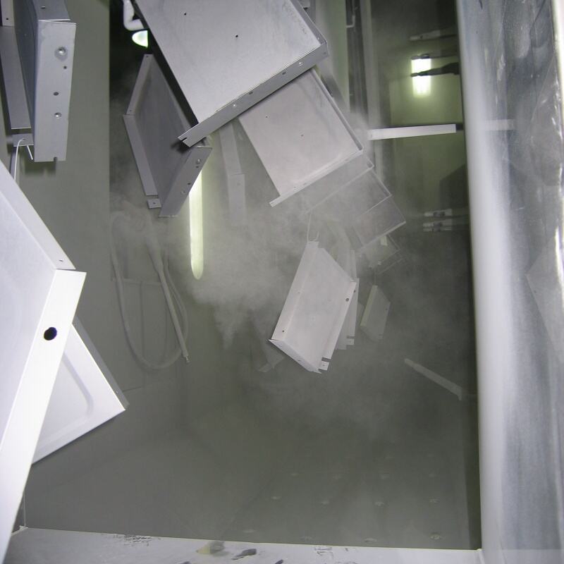 Semi-Automatic Powder Coating Line for Metals Parts 