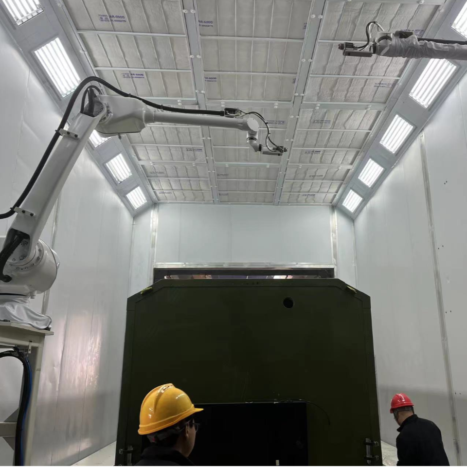 Intelligent Spraying Robots for Coating Field