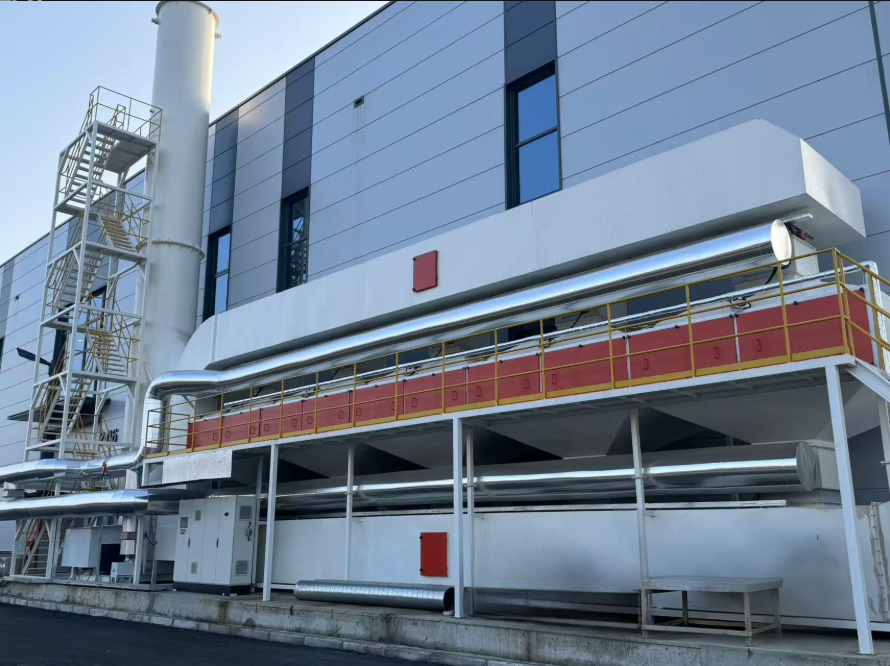  Paint Spraying Line for Large Energy Storage Cabinets with Exhaust Gas Treatment System