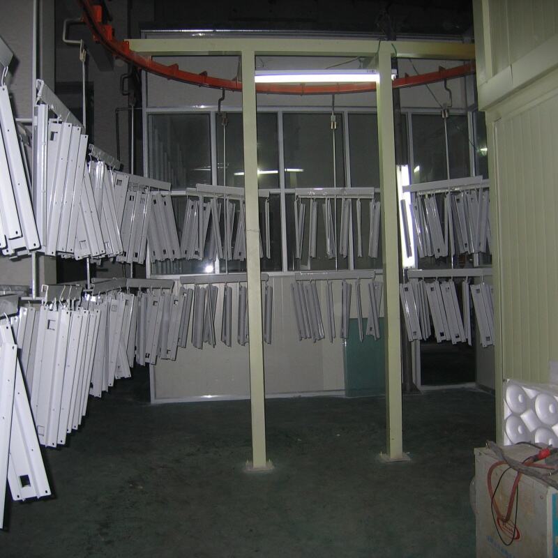 Semi-Automatic Powder Coating Line for Metals Parts 