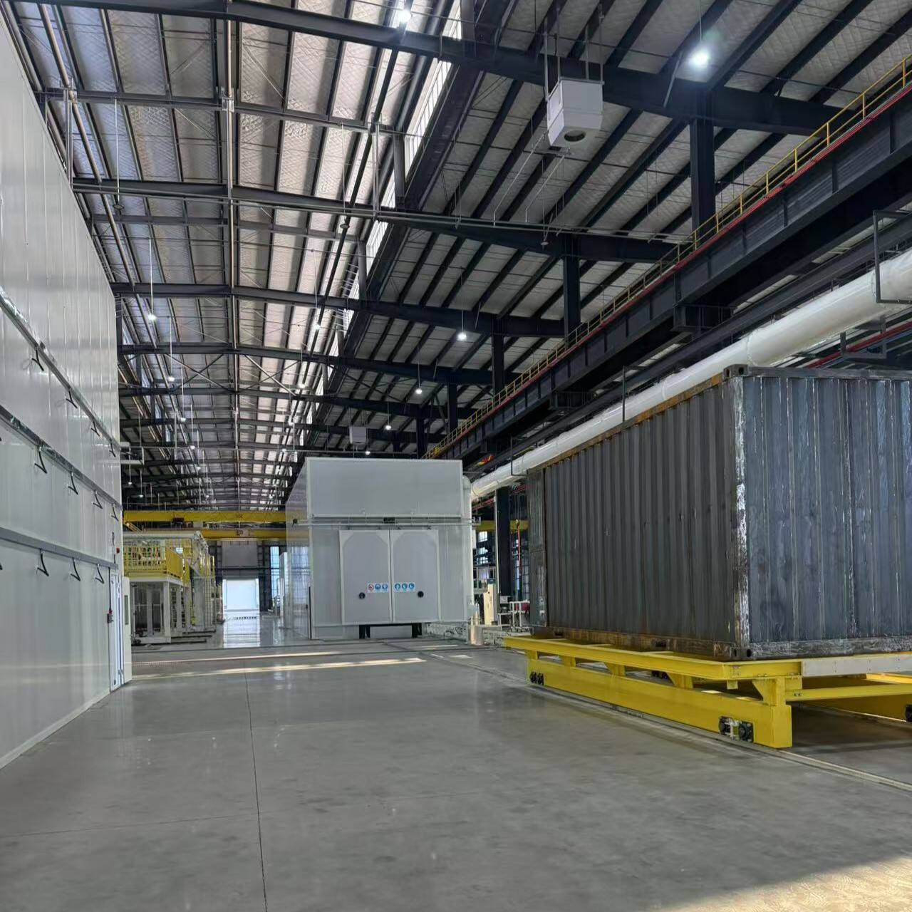 Coating Line Floor Skid Type Conveyor System