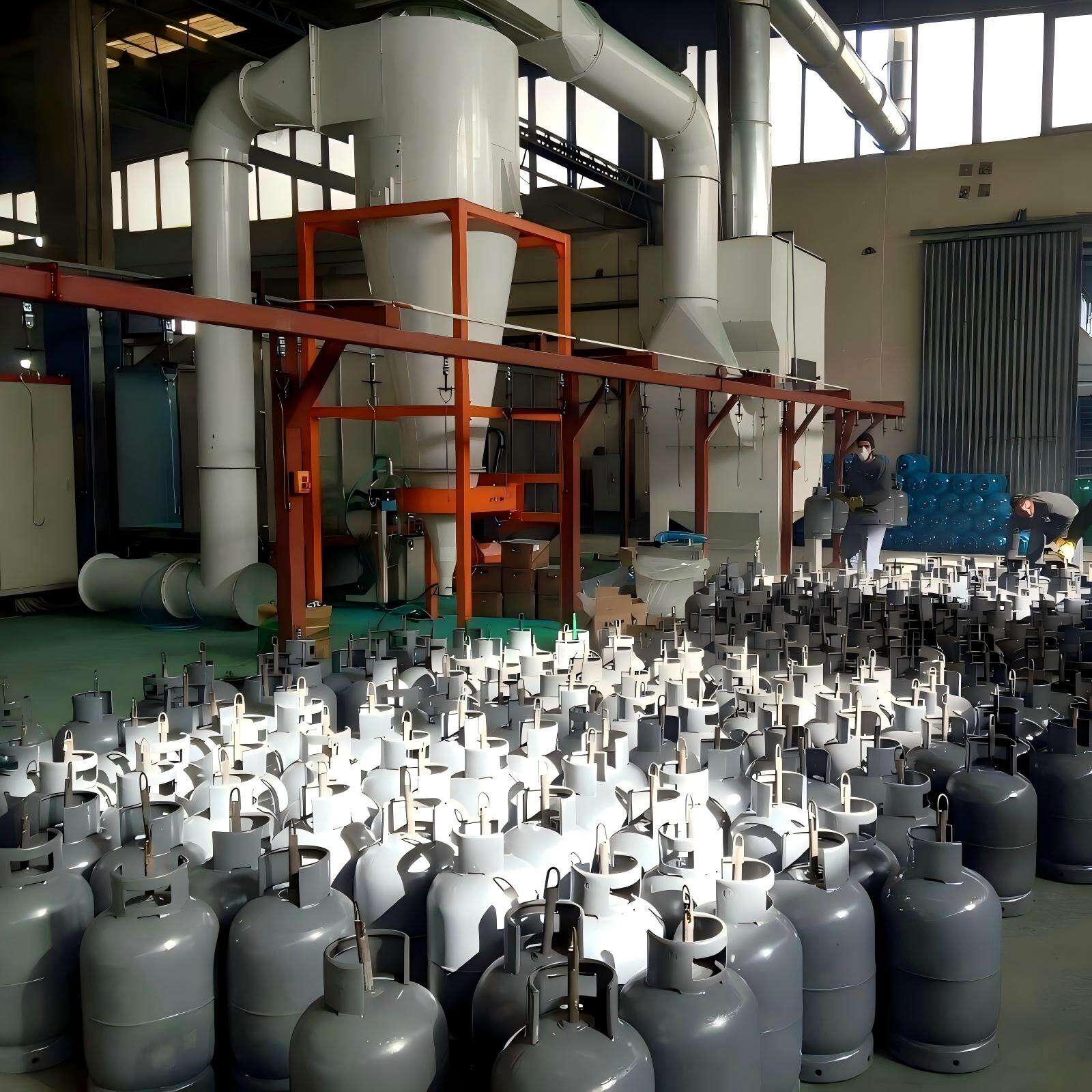 Gas Cylinder Spray Powder Production Line | Projects