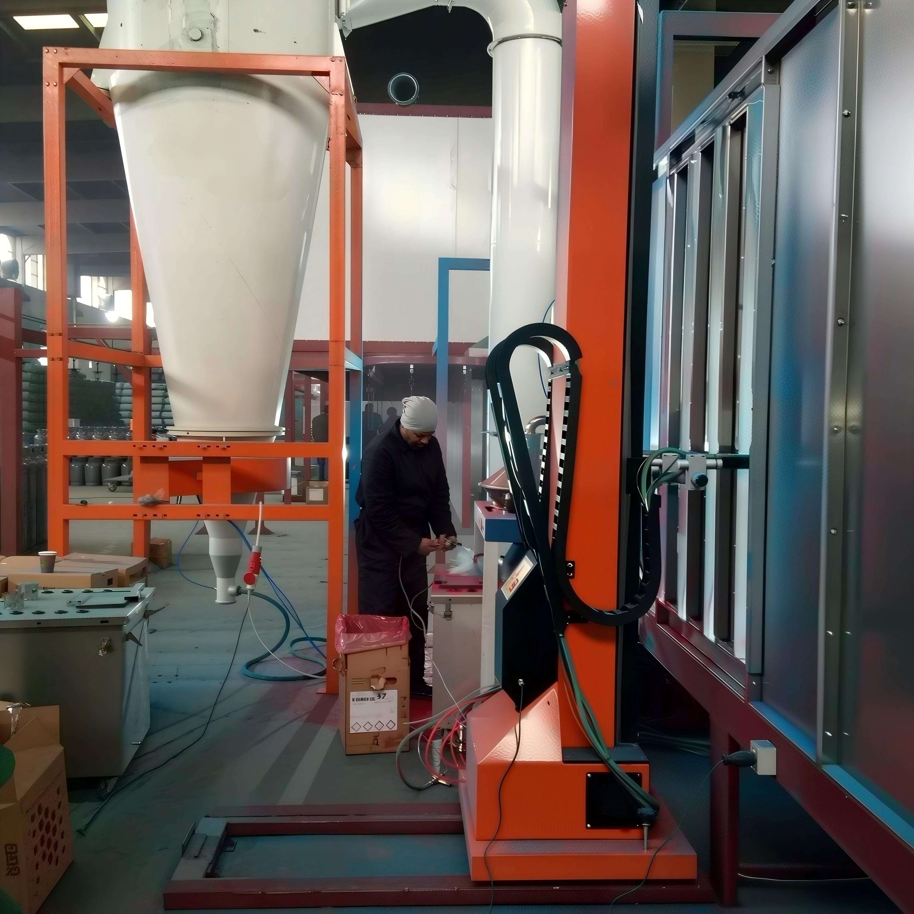 Gas Cylinder Spray Powder Production Line | Projects