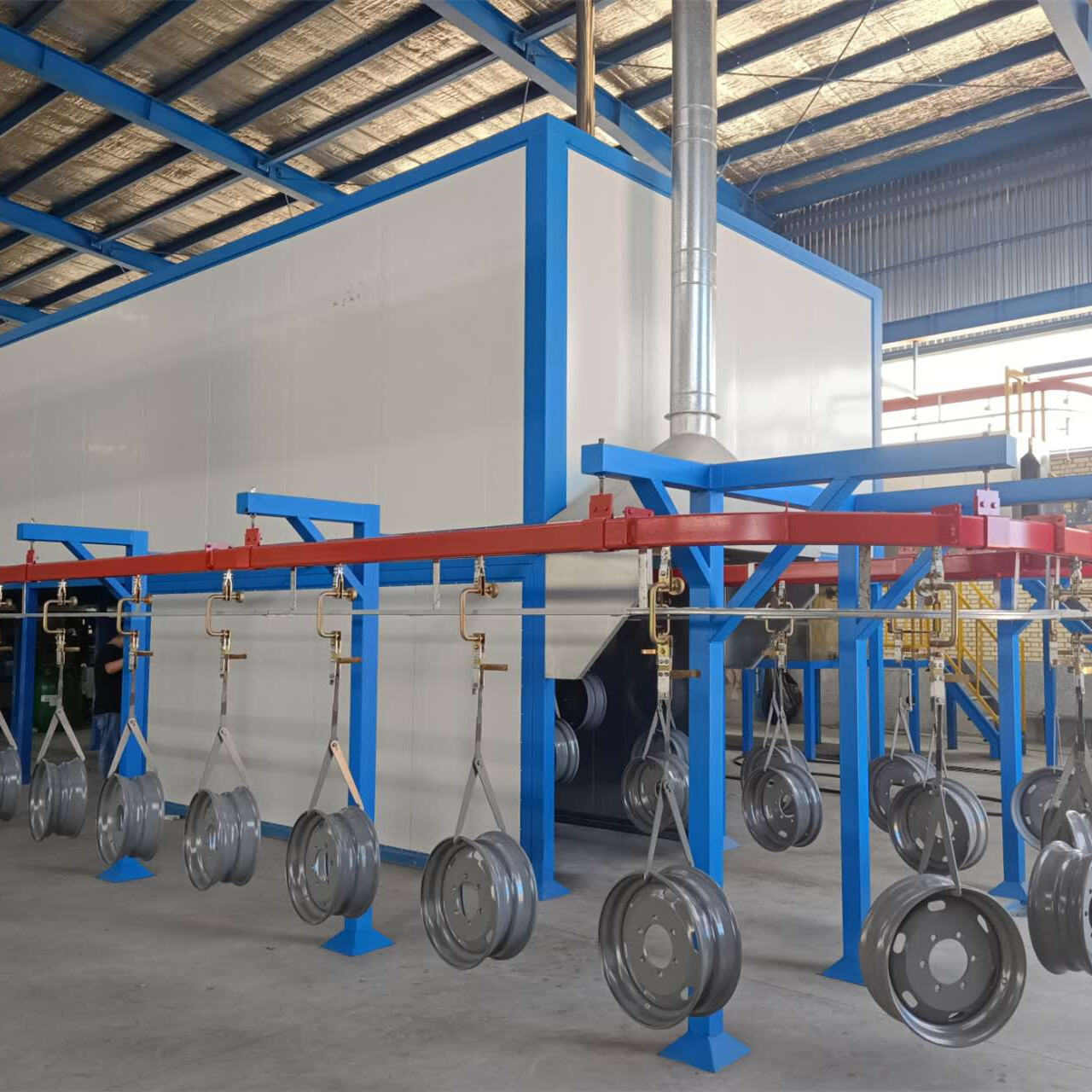 Steel Wheel Electro-coating and Powder Coating Line | Projects