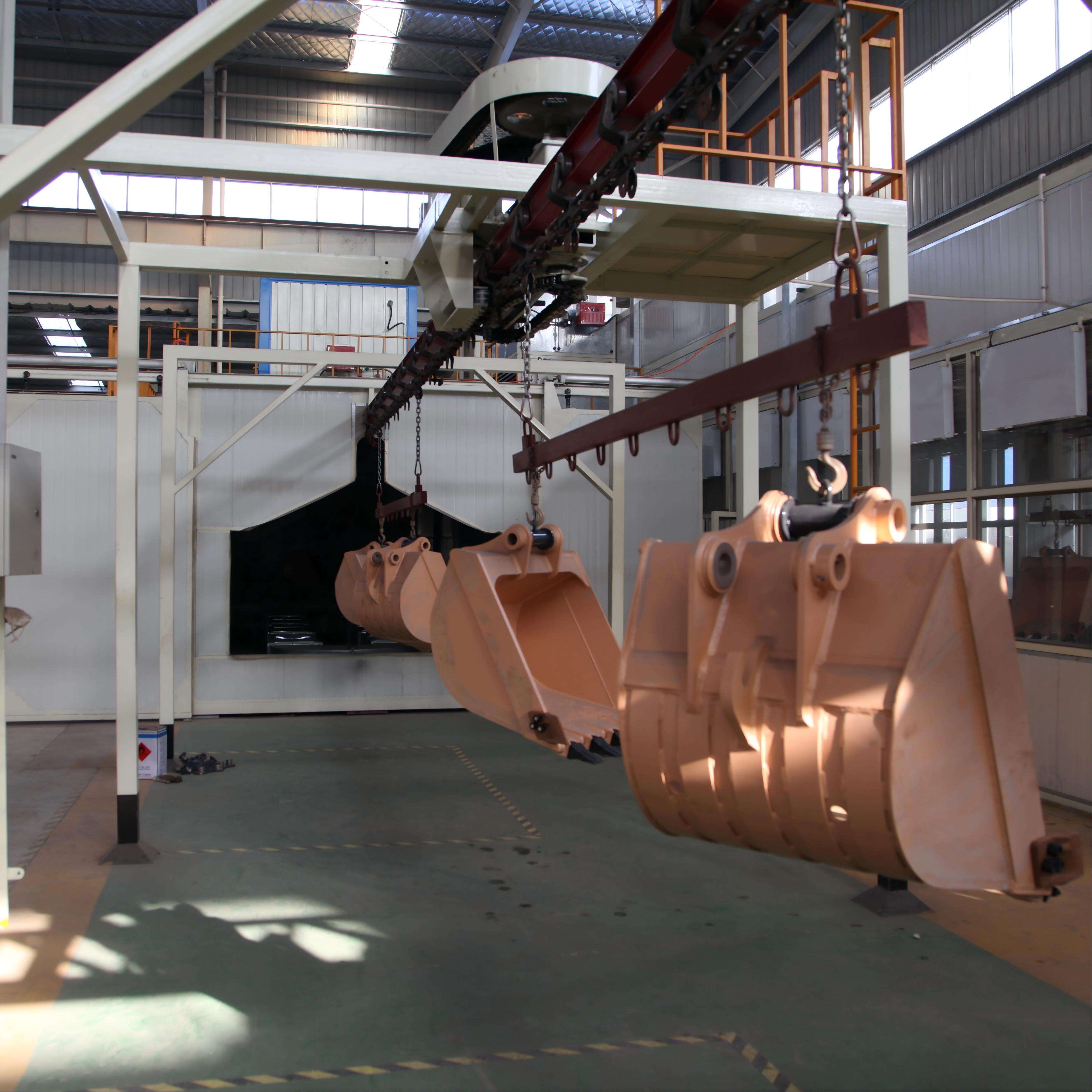 Excavator Bucket Painting Line