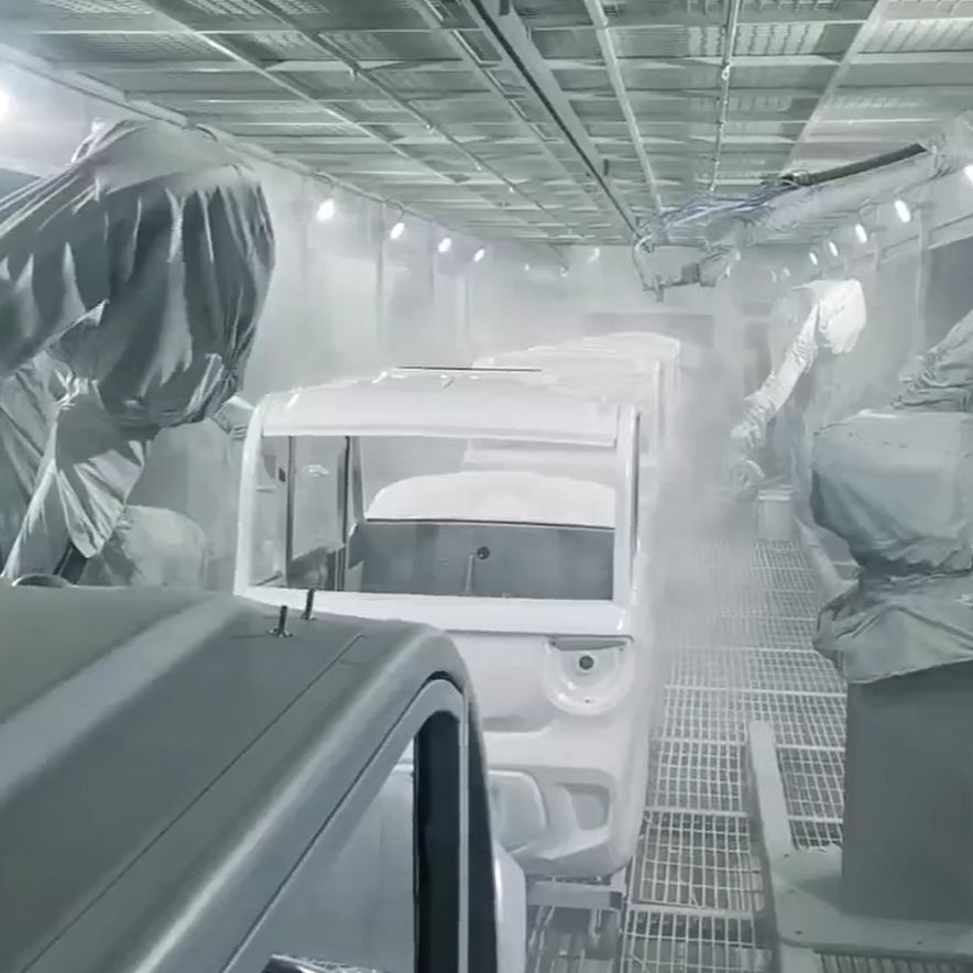 Intelligent Spraying Robots for Coating Field