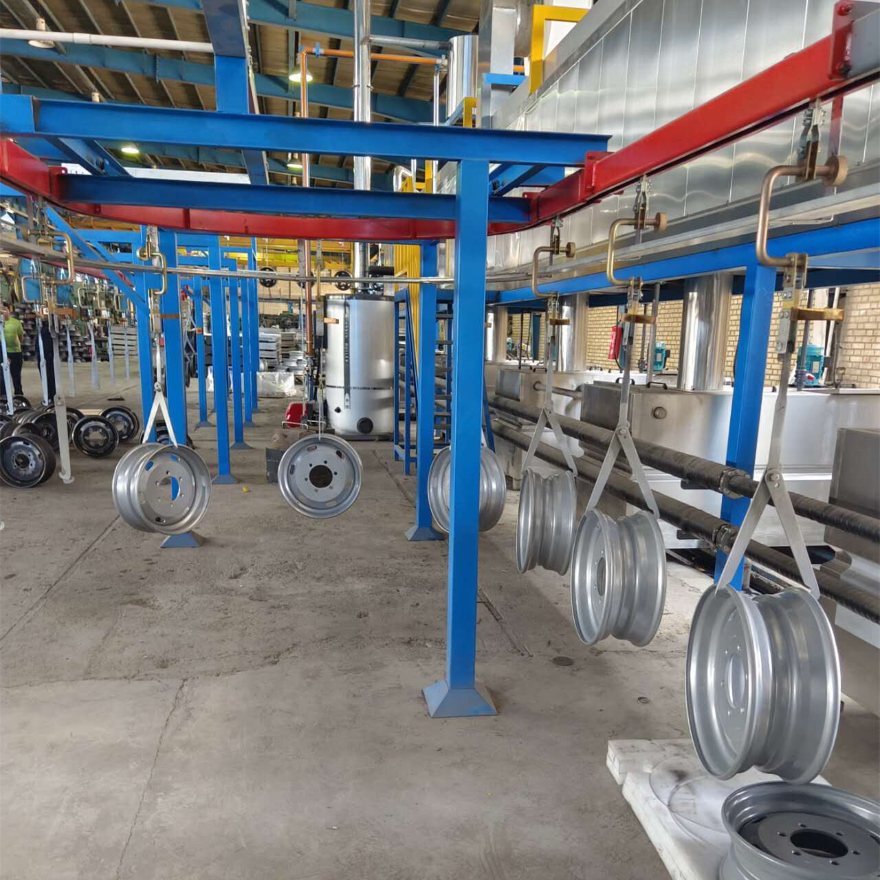 Steel Wheel Electro-coating and Powder Coating Line 