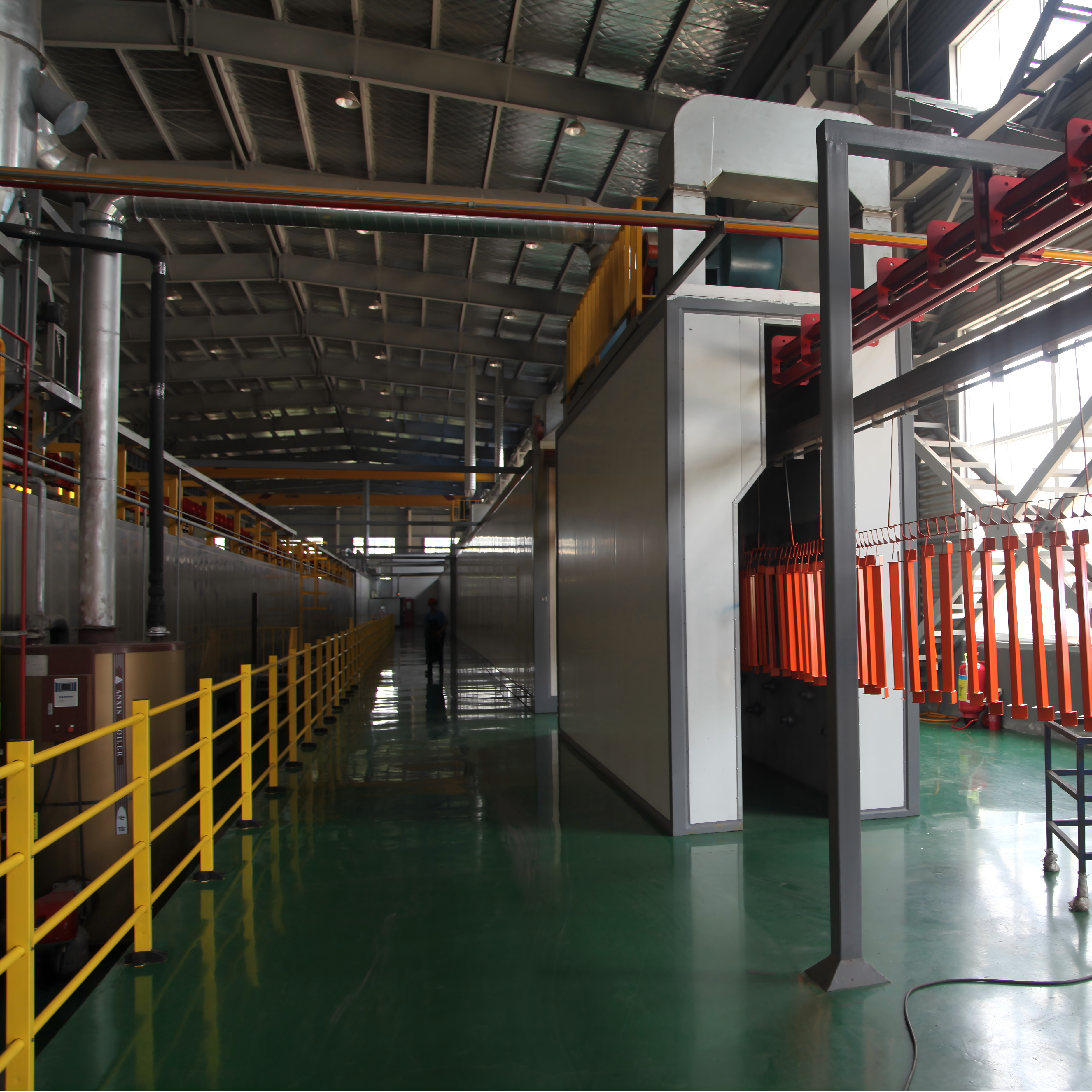 Intelligent Storage Rack Powder Spraying Line