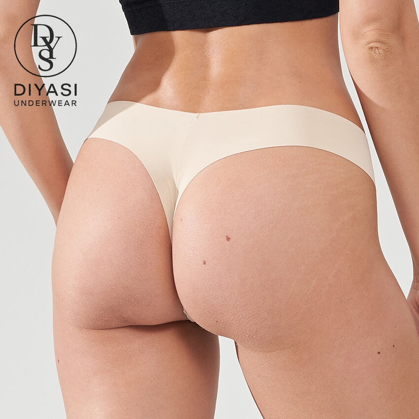V-Waist Seamless Low Rise Thong| Traceless Women’s Intimates OEM Manufacturer | DIYASI Factory