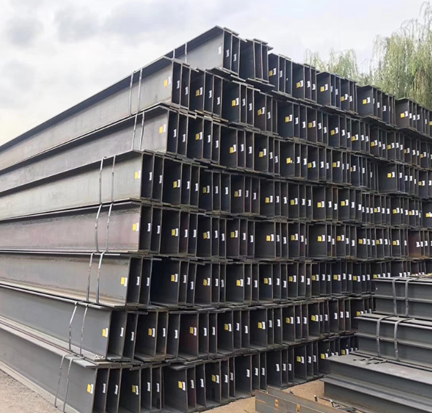 Applications of H-beams in large-scale industrial sheds.