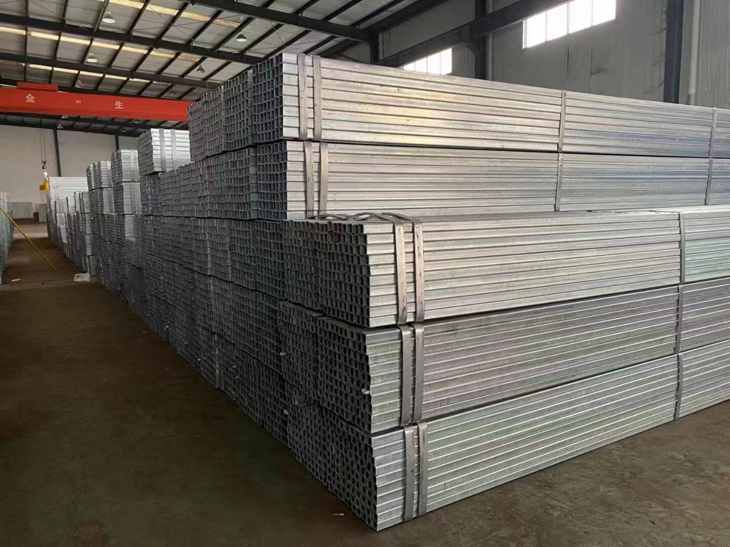 Galvanized square pipe