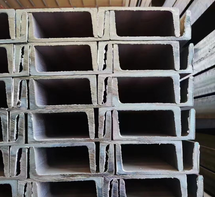 A galvanized channel steel resists corrosion for 20 years in coastal environments.