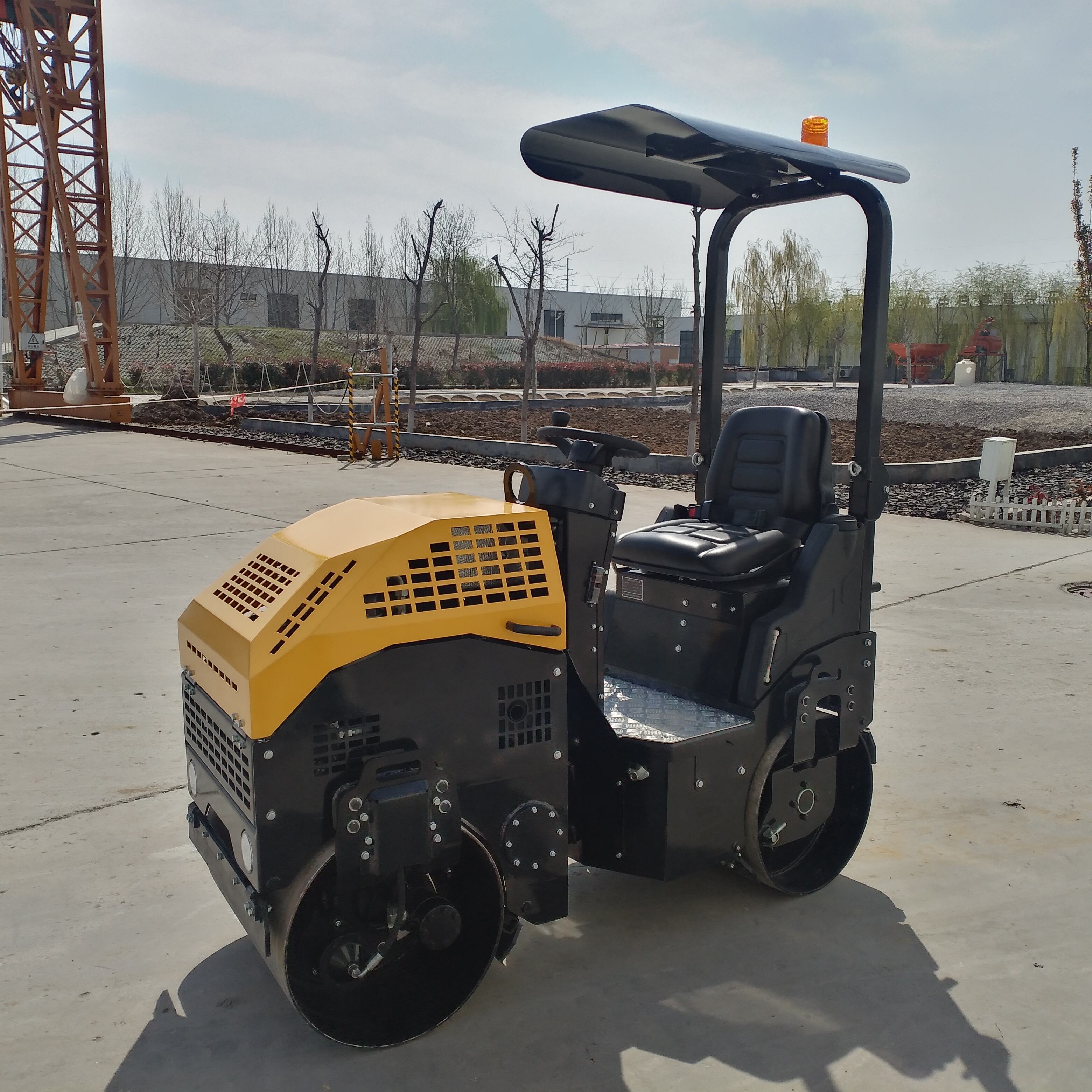 Rulli Compattatori a Doppio Tamburo | Compattazione dell'Asfalto ad Alta Efficienza