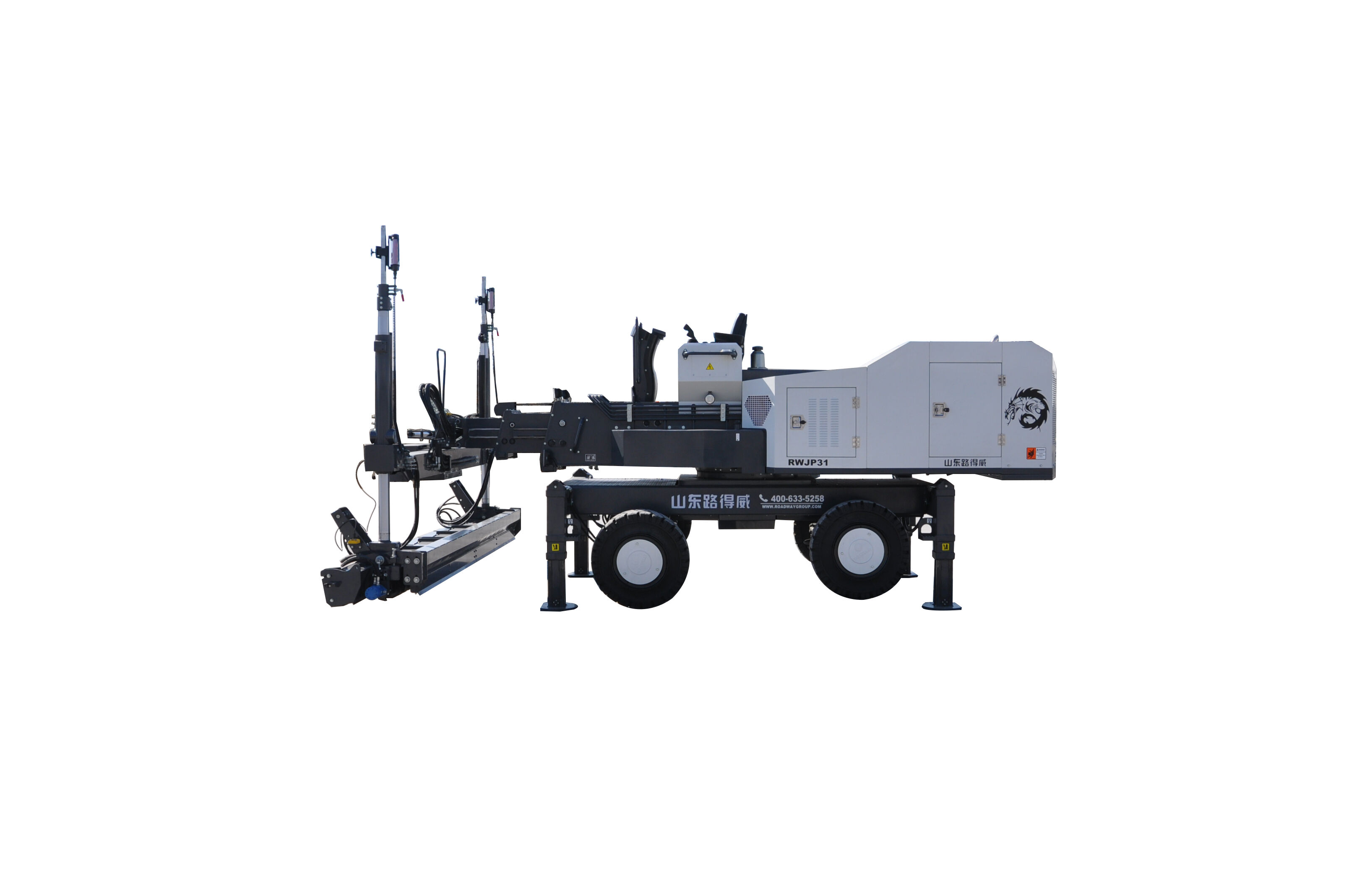 ROADWAY Laser Screed's Microcomputer Control System: Easy Operation for Better Results