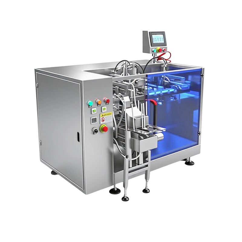 Automatic Horizontal Sachet Packaging Machine with PLC Control High Efficiency