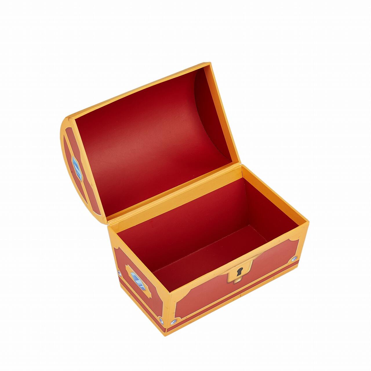 Custom Wholesale Wooden Gift Toy Pirate Decorative Large Boxes Paper Cardboard Treasure Chest Box