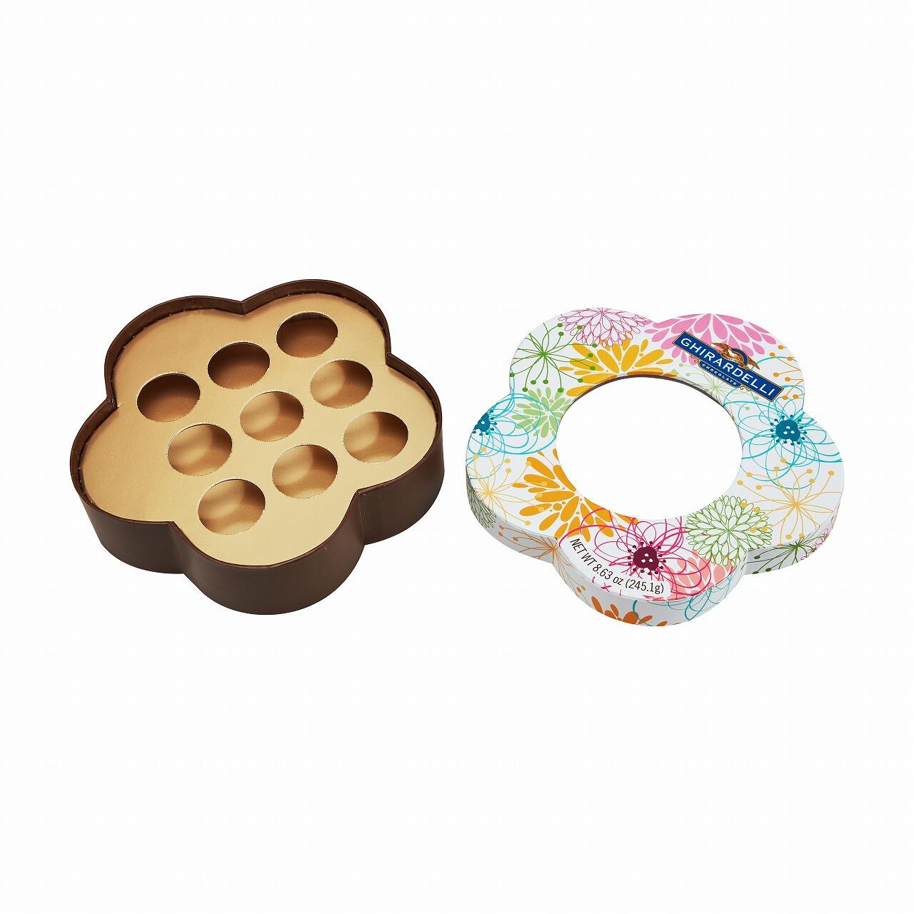 Premium Floral Chocolate Tin | Custom Logo | FDA Approved