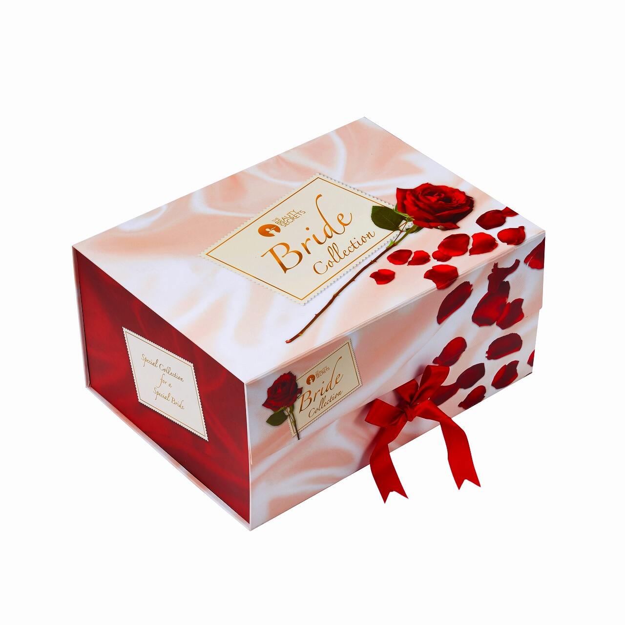 Custom Printing Luxury Magnetic Ribbon Rigid Paper Folding Box