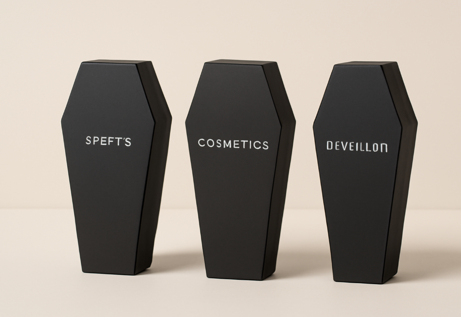 2. Why Spirits, Cosmetics & Jewellery Brands Choose Coffin Shapes