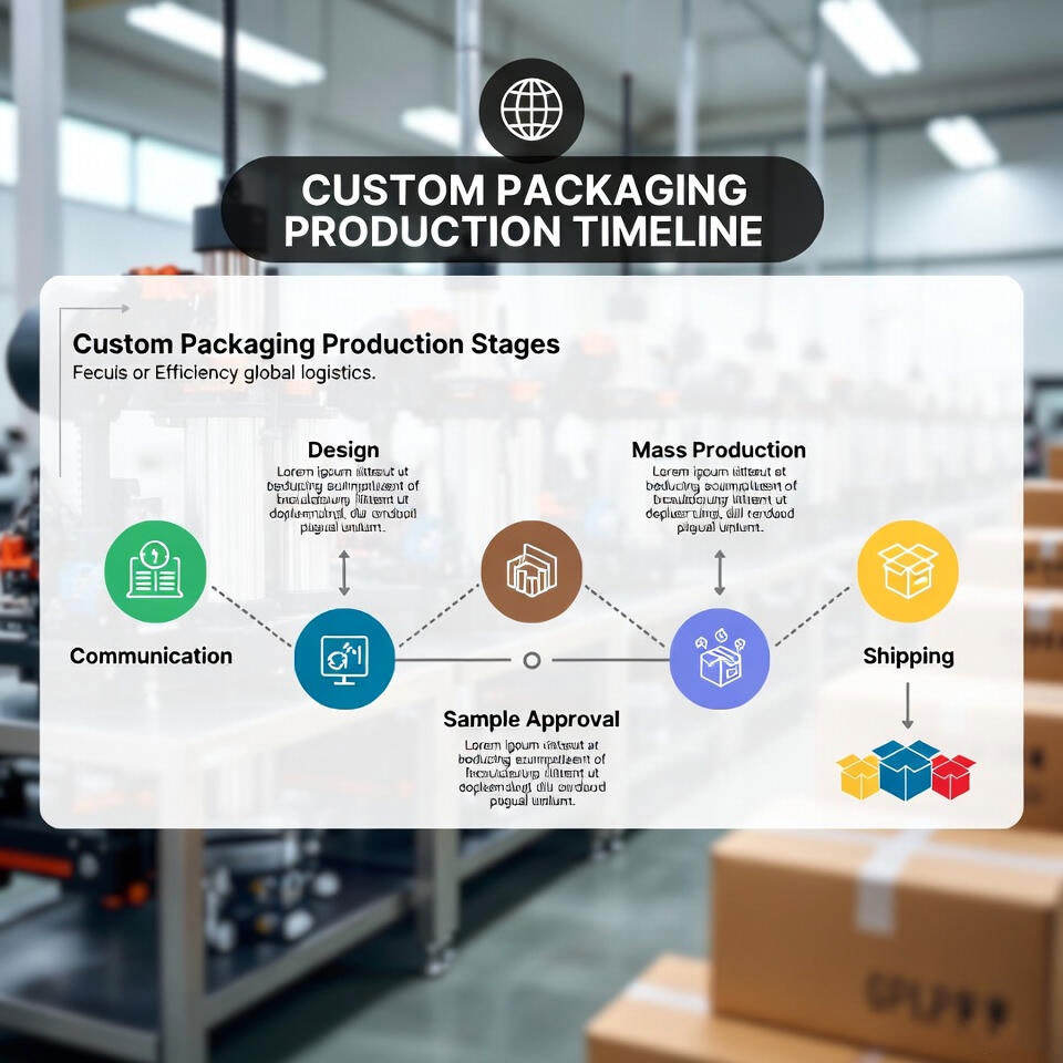 Tempo medio di consegna per la produzione di imballaggi personalizzati in Asia