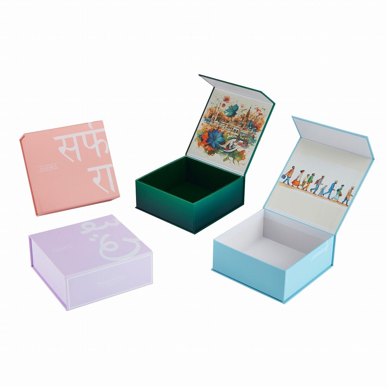 Premium Foldable Magnetic Closure Garment Box | Custom Logo Packaging