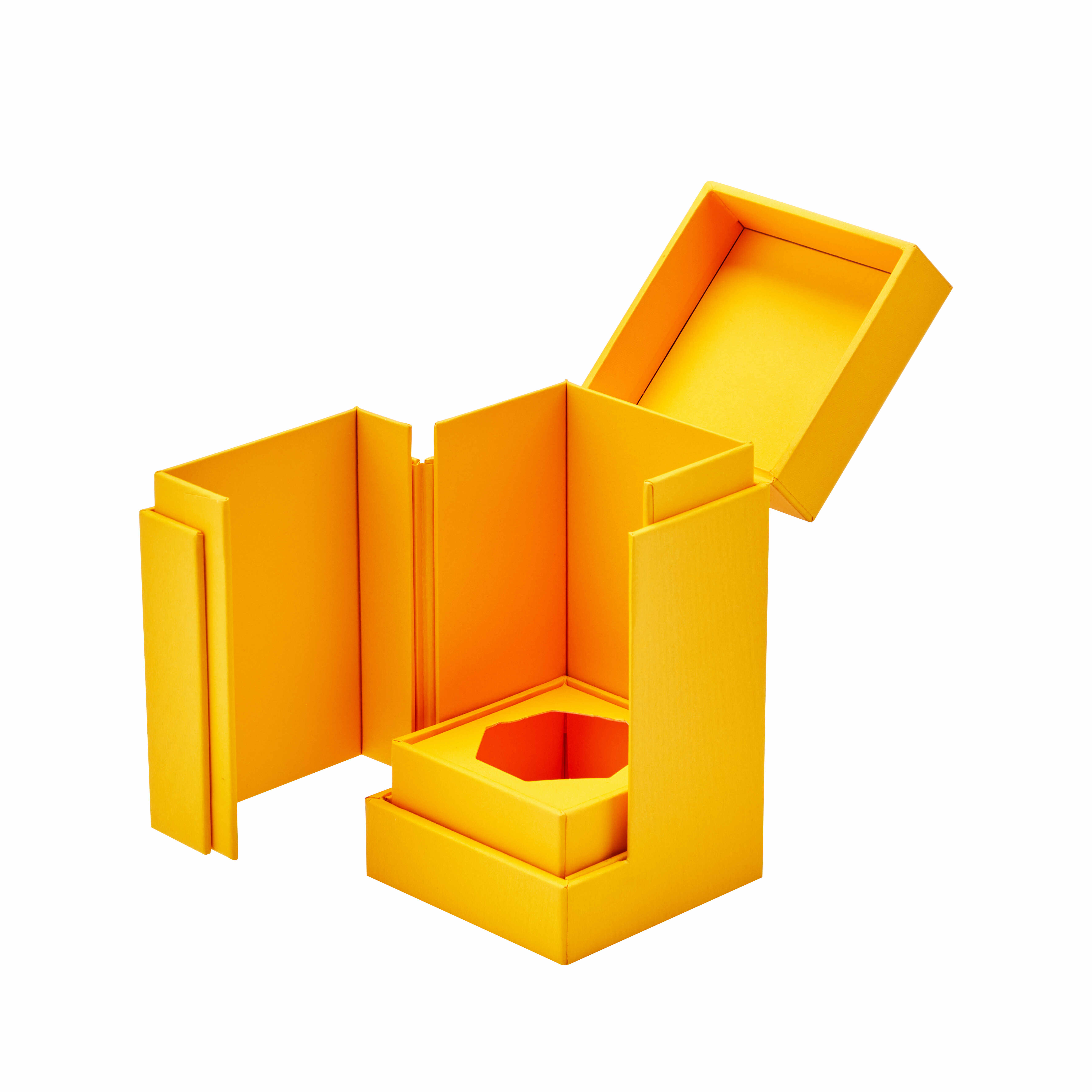 Custom Rigid Perfume Display Box with Top and Front Opening