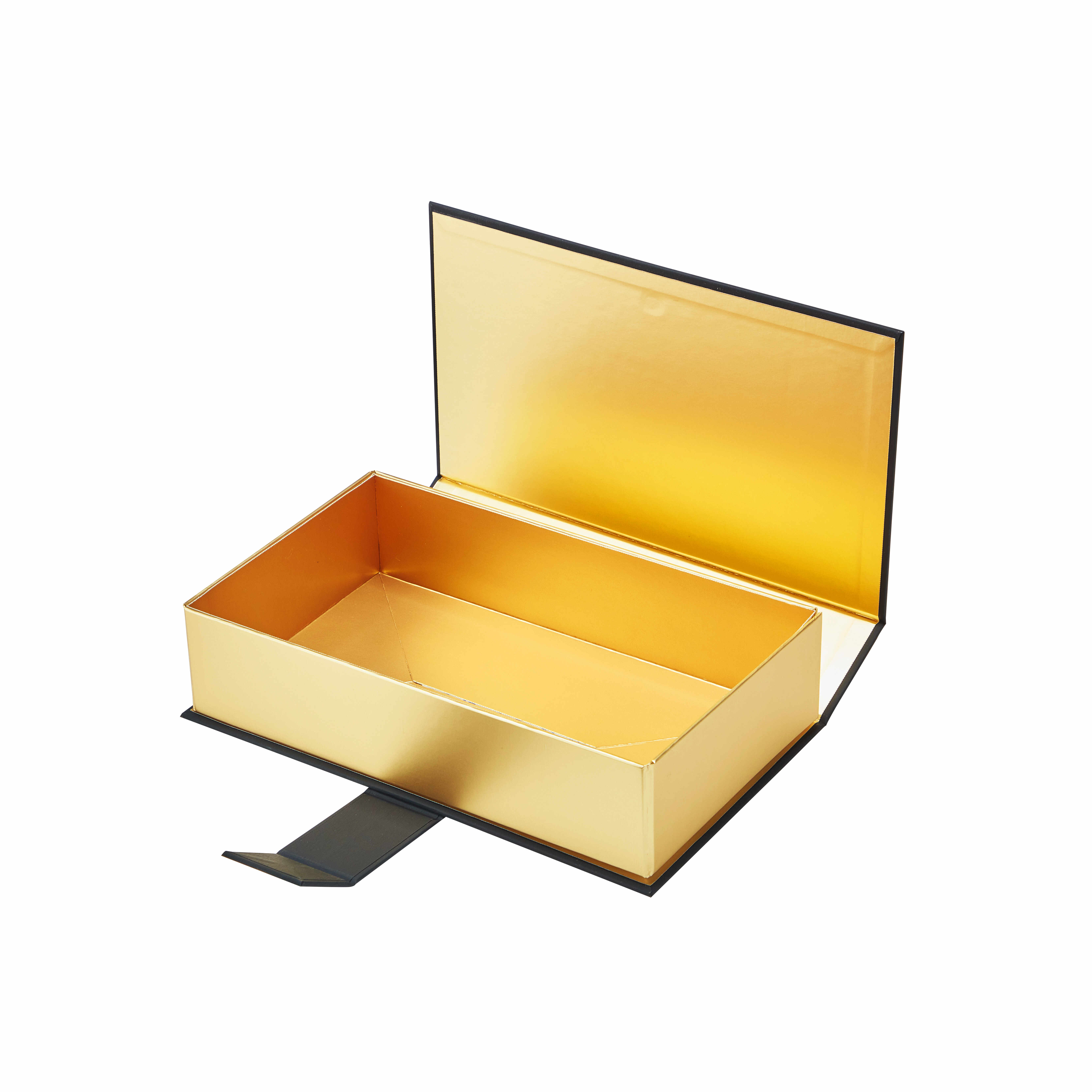 Custom Luxury Magnetic Book-Shaped Boxes with Ribbon Pull & Secure Closure