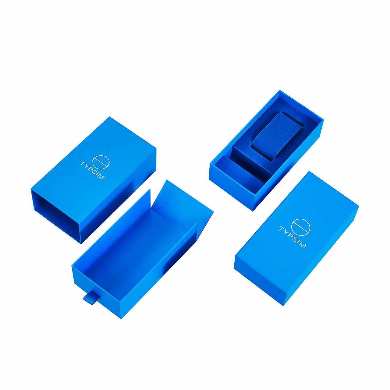 Customised Eco Rigid Paper Pull Out Sliding Style Watch Box With Your Brand Logo