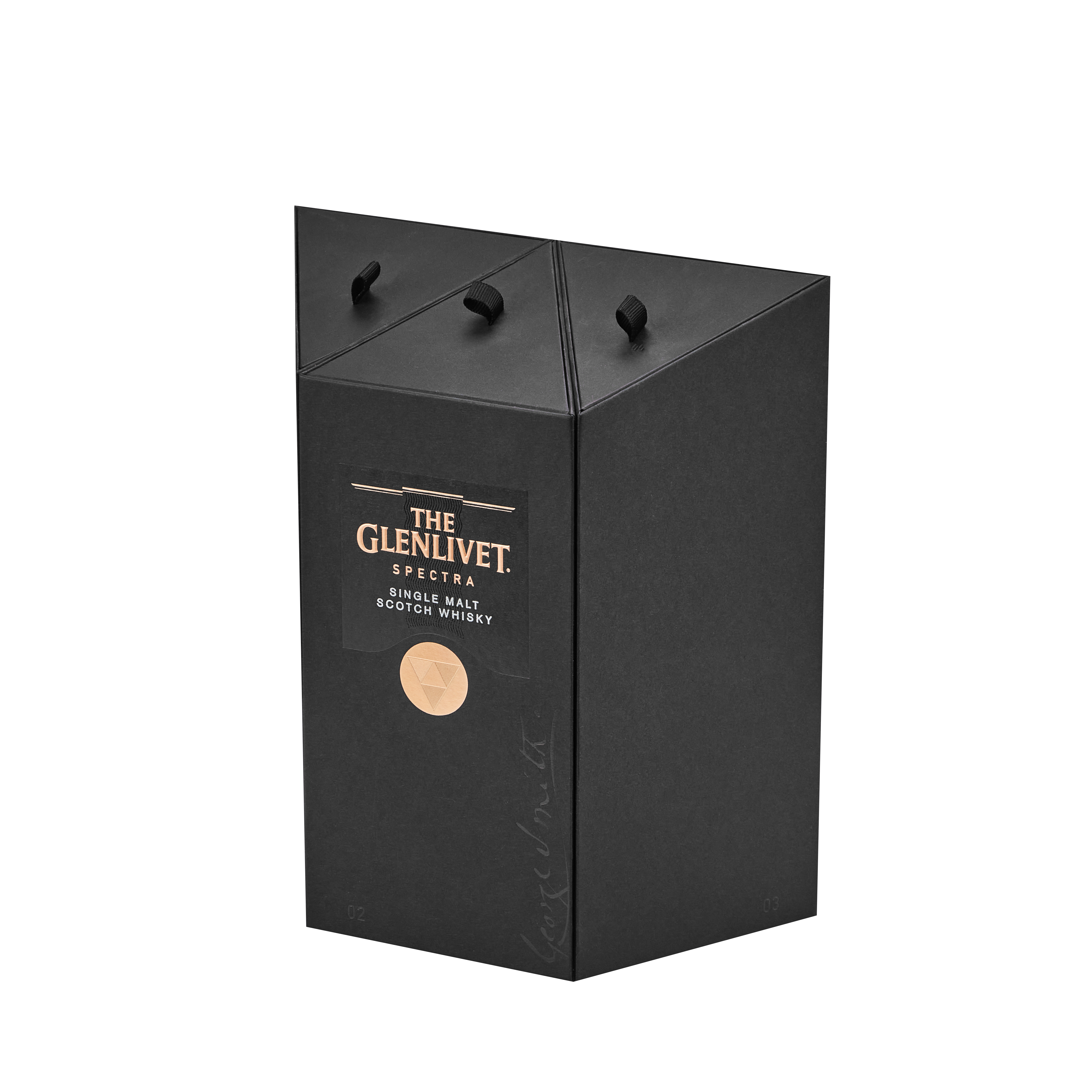 Wholesale Cardboard Wine Storage Boxes Heavy Duty Black Rigid Packaging 3 Bottle Wine and Glass Gift Box Set
