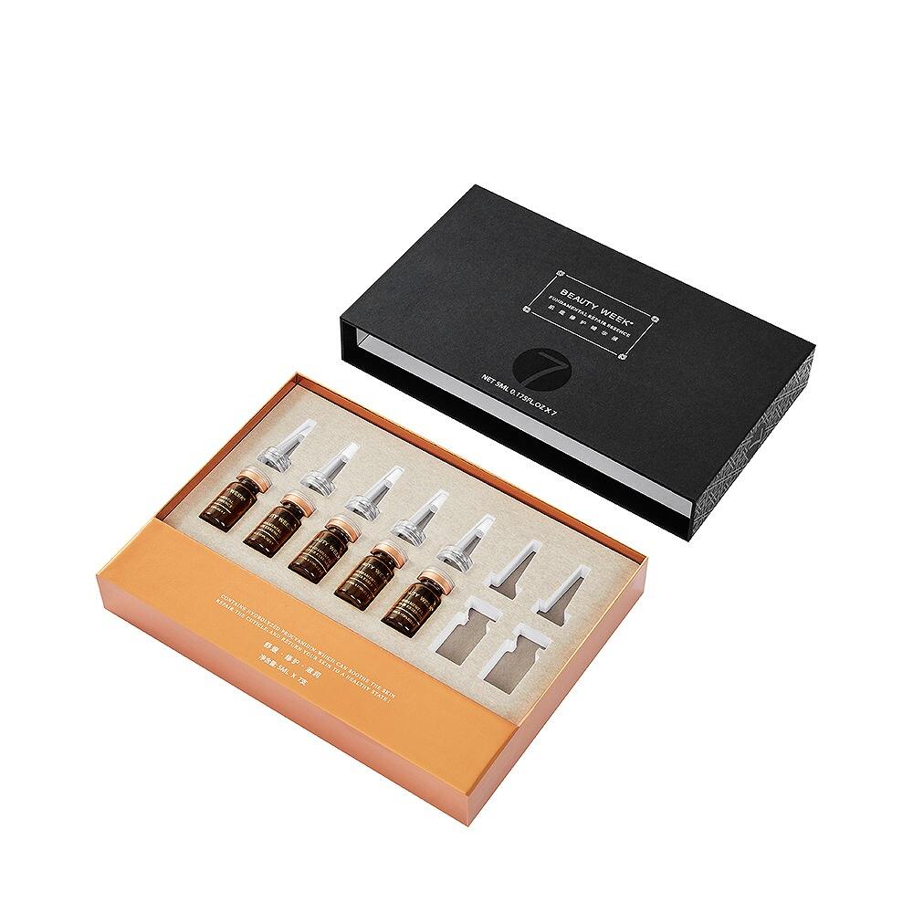 Custom premium drawer sliding cosmetic rigid paper box for Sheep Placenta Serum
