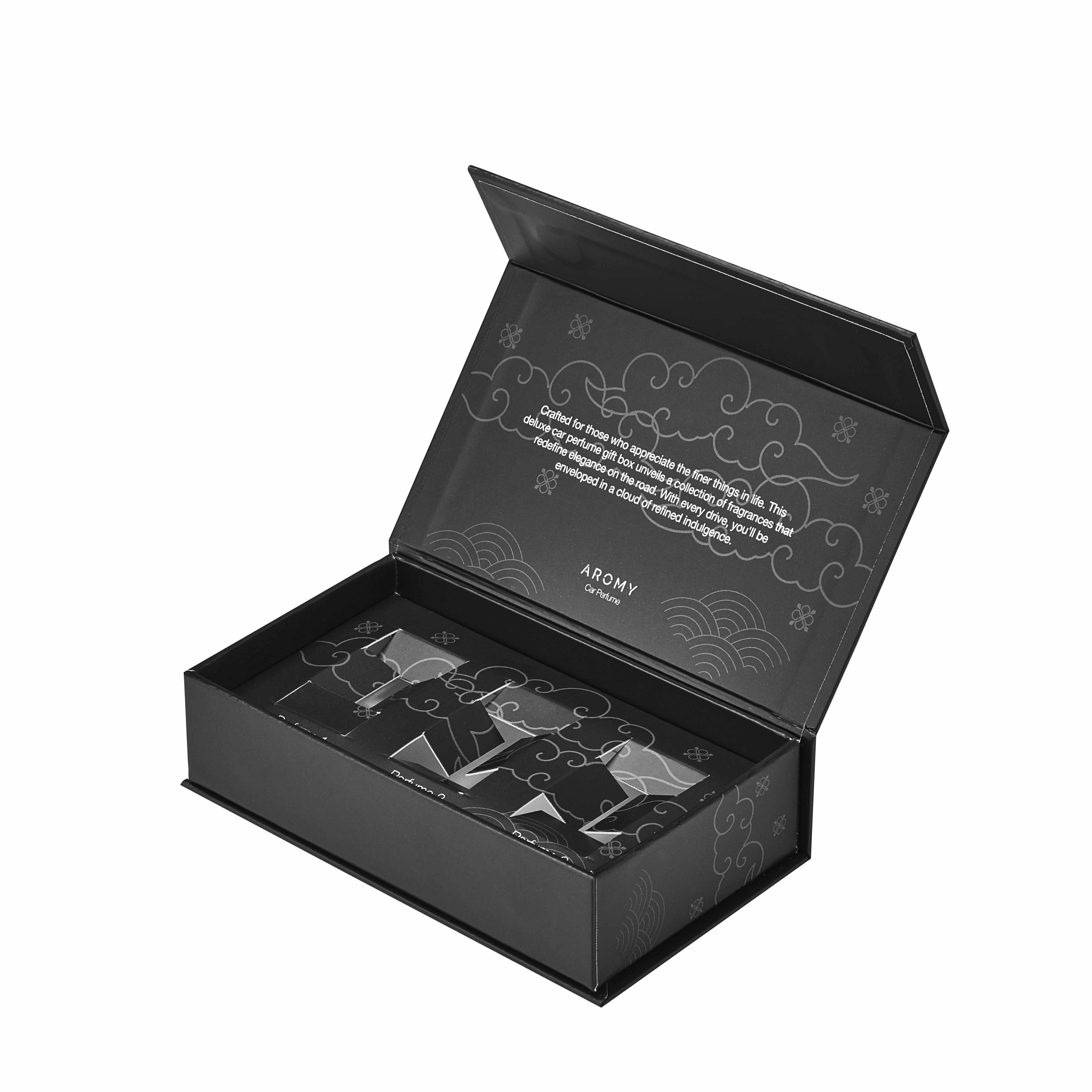 Luxury Magnetic Book-Style Box with Multiple Insert Options from OEM Source Packaging Factory