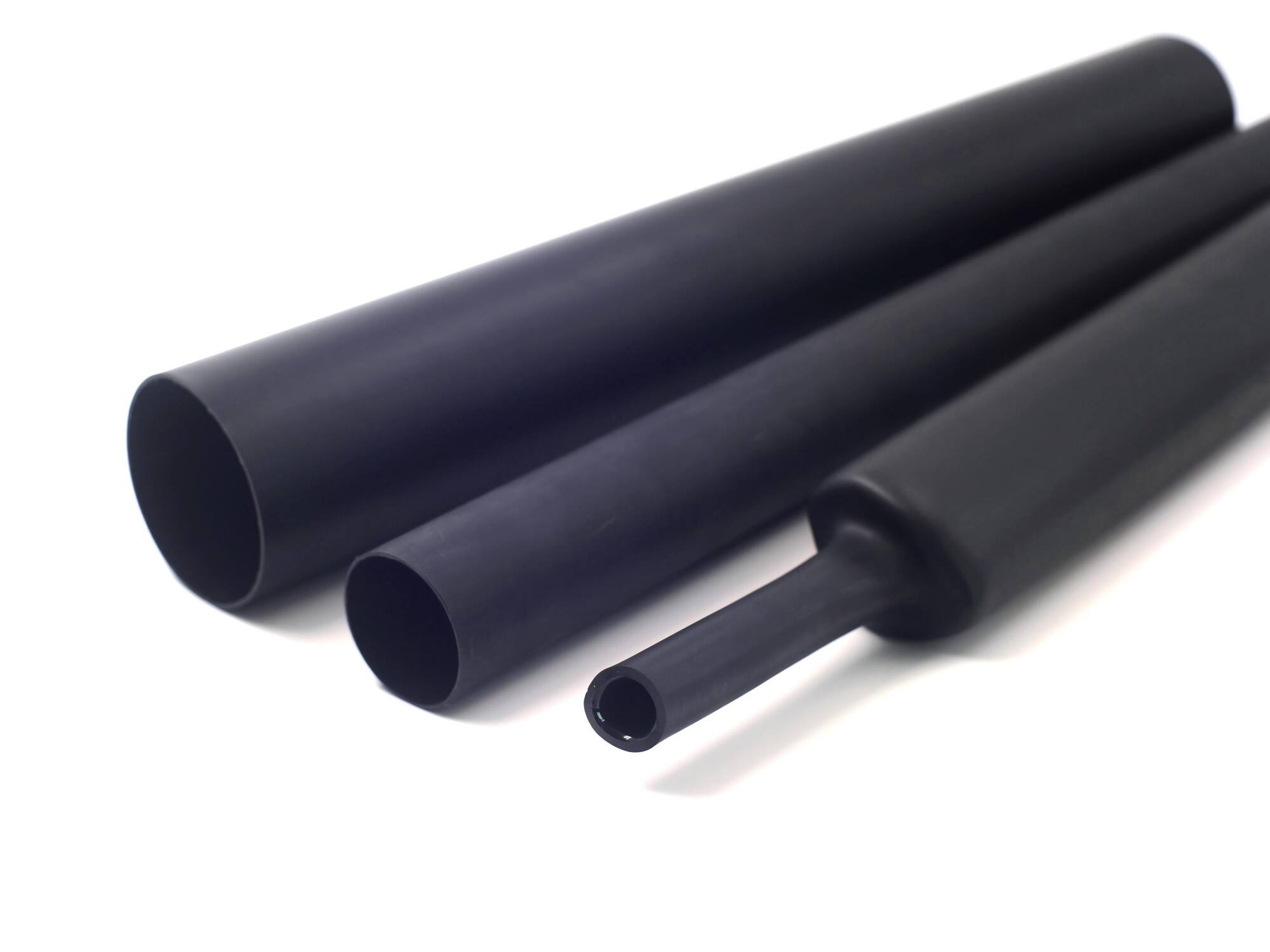 أنبوب بولي أوليفين مقاوم للهب ذي جدار متوسط/سميك مع طبقة لاصقة من الأنواع KMDW وKHDW