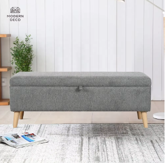 Bench: Space-Saving, Multifunctional Design (With Storage or Folding Features)