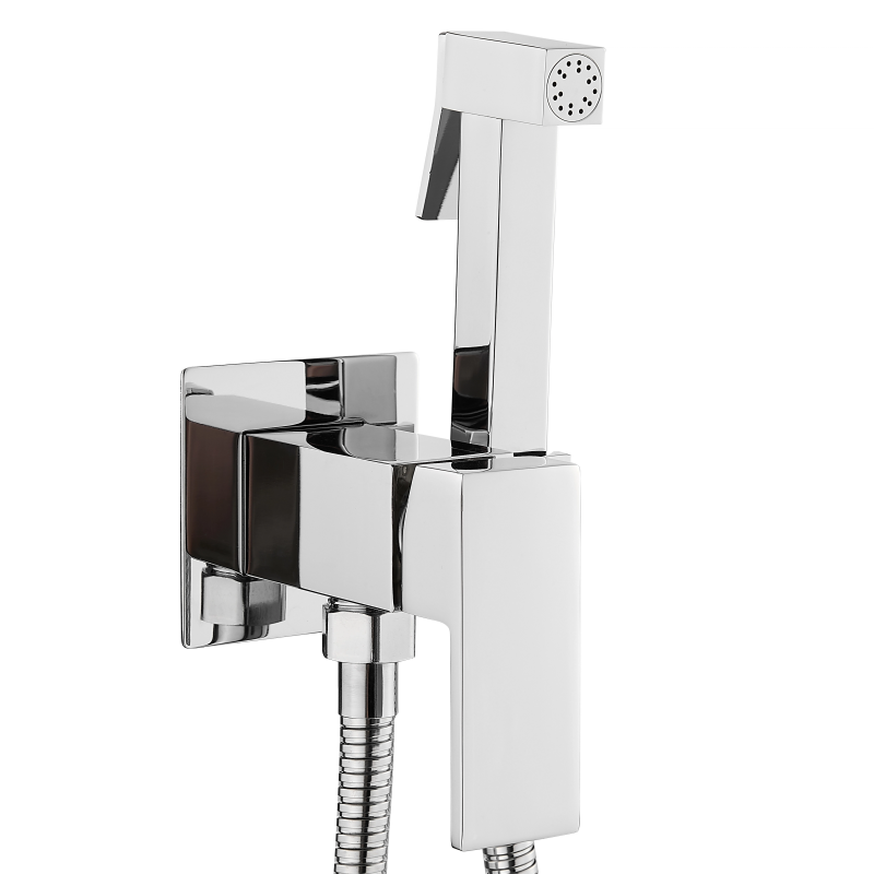 Brass Wash Seat Hand Held Shower Head Bidet Toilet Spray Shattaf Bathroom Shattaf Hot and Cold Water Bidet Sprayer Mixer