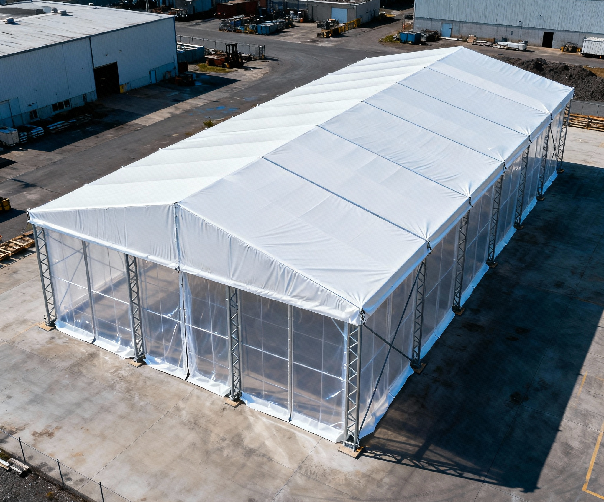 Large premium aluminum Warehouse Tent