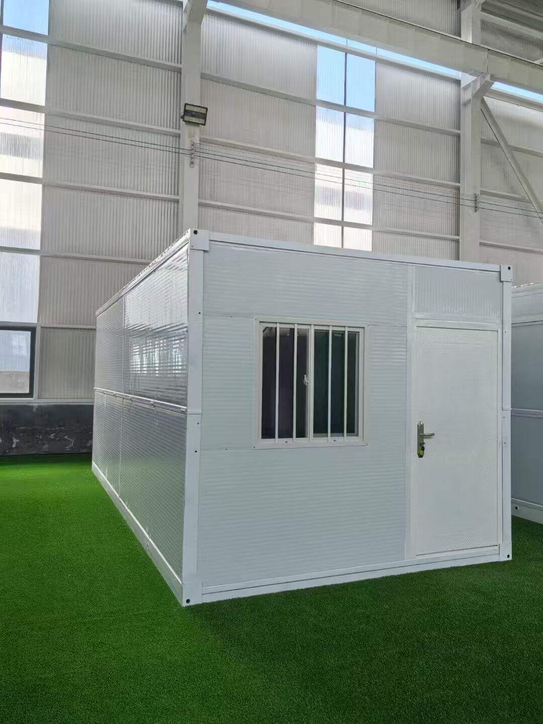 20ft Portable Prefabricated Metal Garage Collapsible Mini Modular Mobile Steel Container for Parking for Home Use