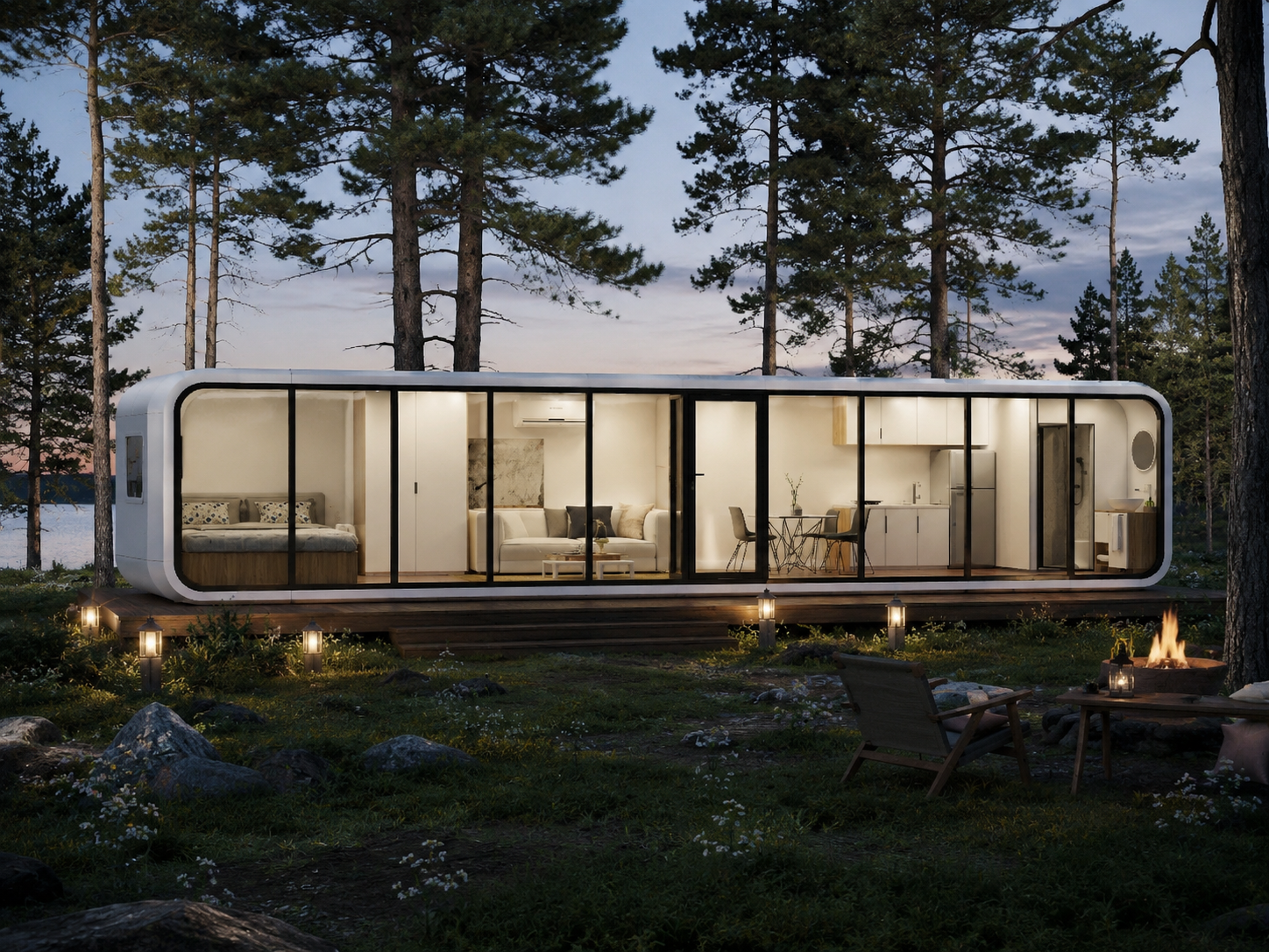 11.6m Apple Cabin For Living