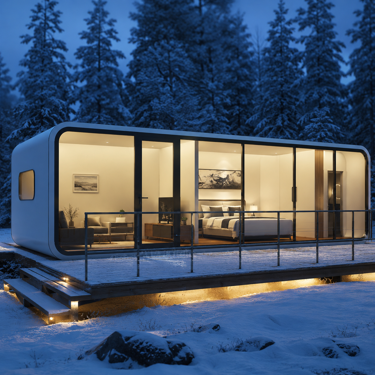 25 Sqm Apple Pod Living House