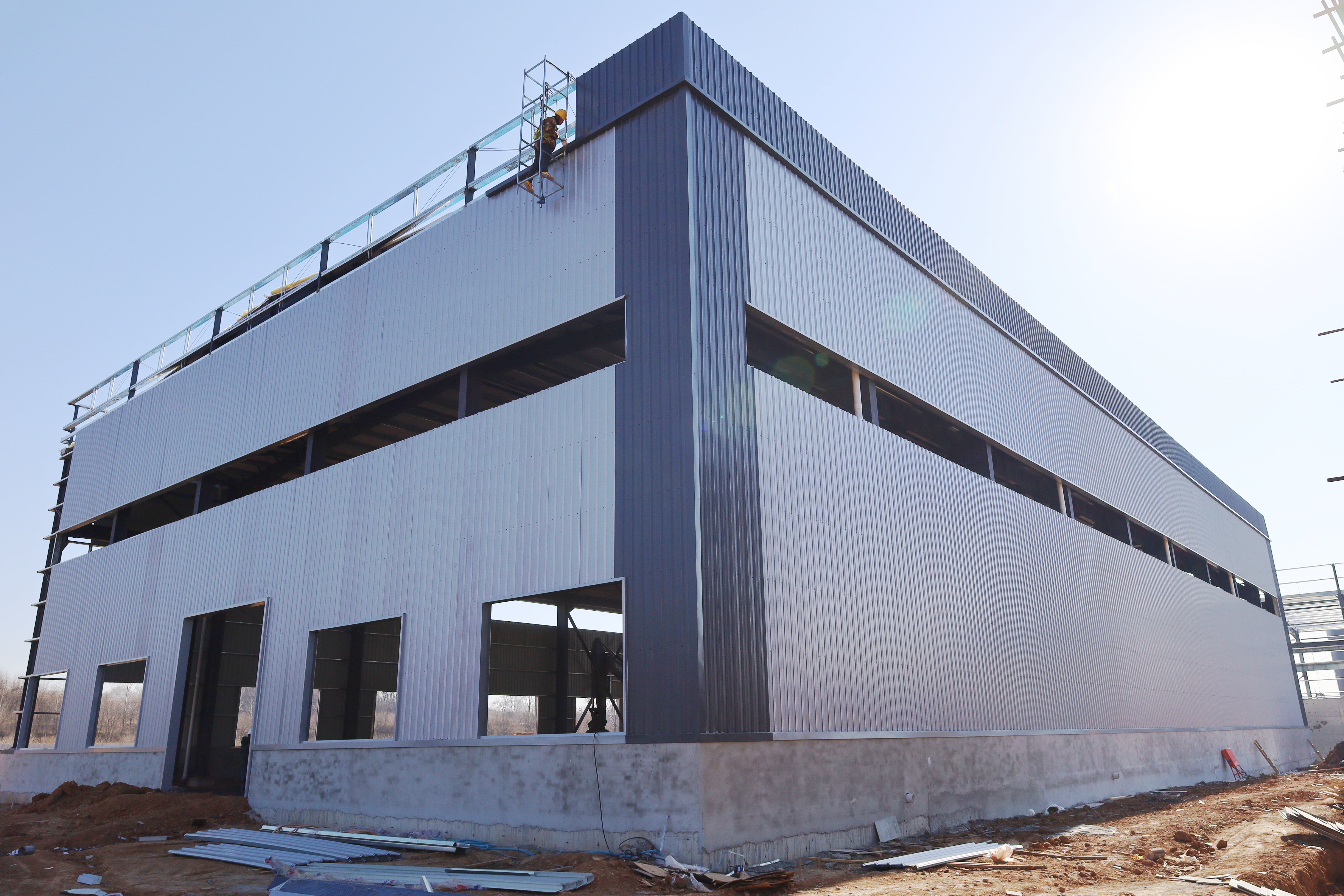 steel factory building