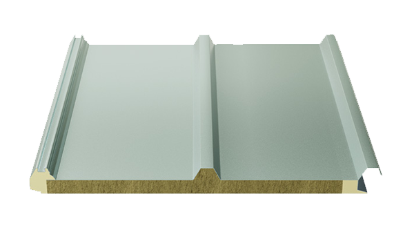 Polyurethane sealed rock wool board