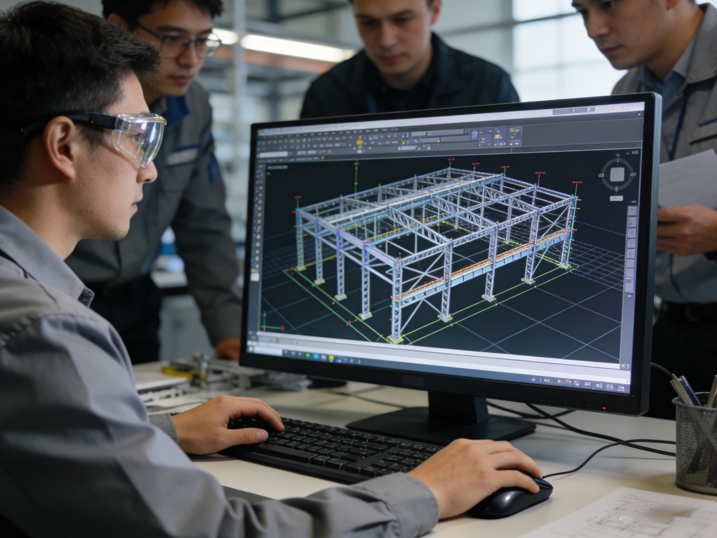 Asumiendo el futuro: Tres tendencias fundamentales que están configurando los talleres modernos de estructura de acero